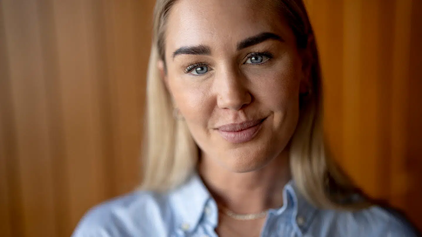 Jeanette Ottesen ses her sidste år under et pressemøde i forbindelse med hendes deltagelse i tv-programmet 'Spillet' på TV 2.