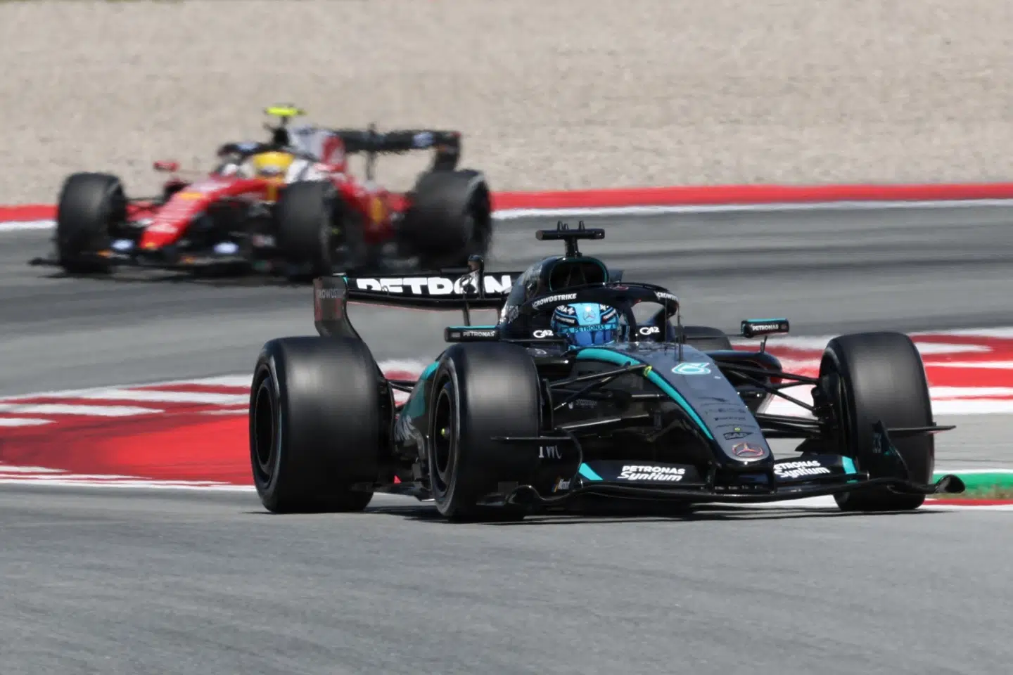 Formel 1-feltet kørte i 2025 grønnere end i 2024, og organisationen søger stadig mod et endnu mere grønt image. (Arkivfoto).