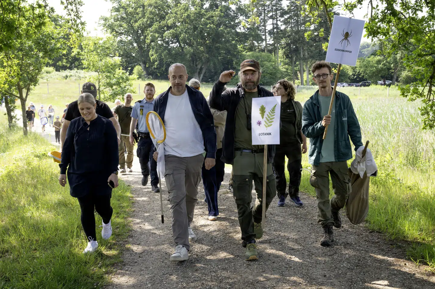 Daværende miljøminister Magnus Heunicke (S) indviede for et år siden. Naturnationalpark Fussingø. Nu er der sket forandringer, vurderer Naturstyrelsen. (Arkivfoto).