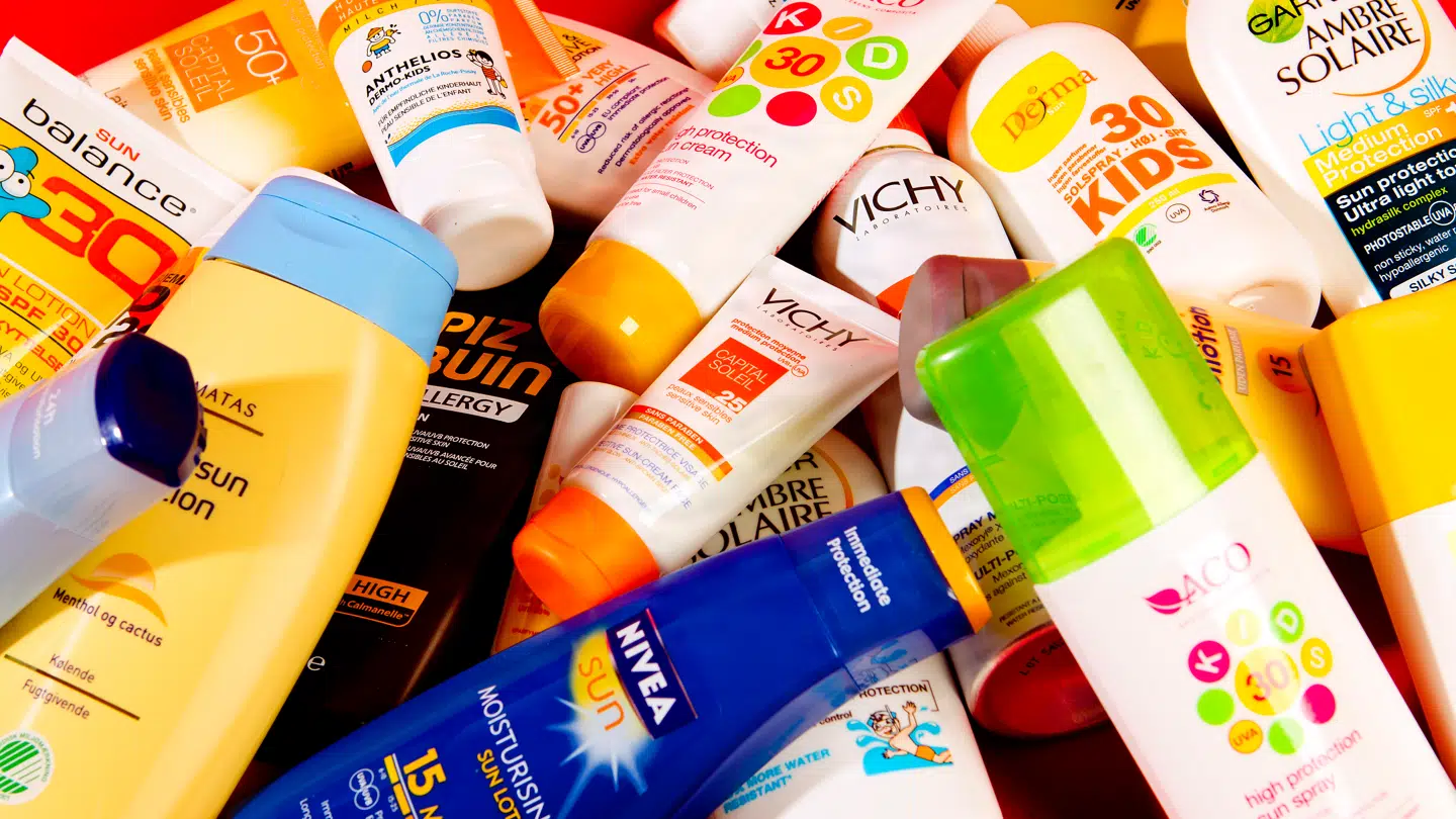 365s solcreme fik topkarakter i testen, mens Rudolph Care måtte nøjes med en B-kolbe og CeraVe med en C-kolbe.