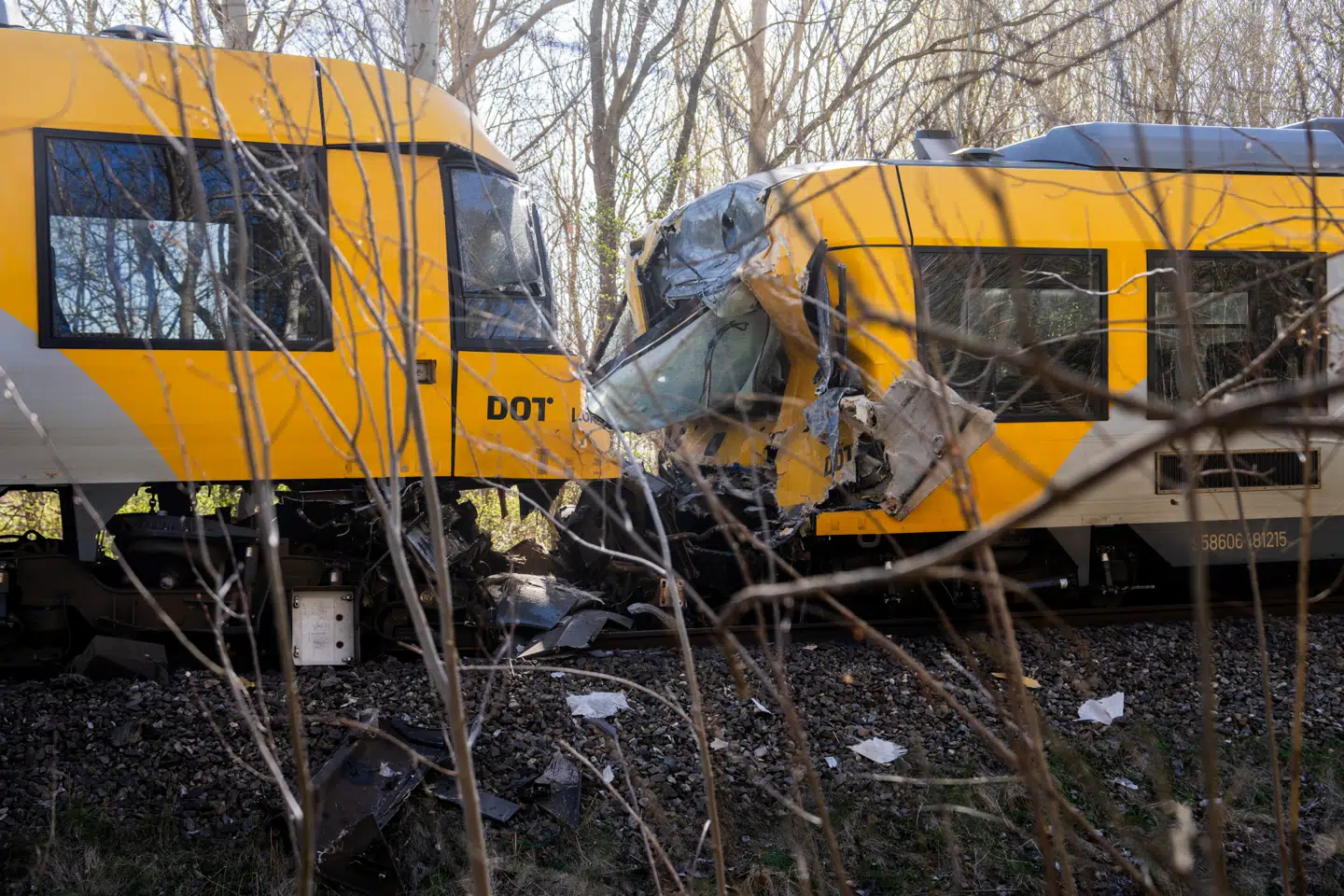 To tog kørte 23. april i år frontalt sammen på lokalbanen Gribskovbanen.