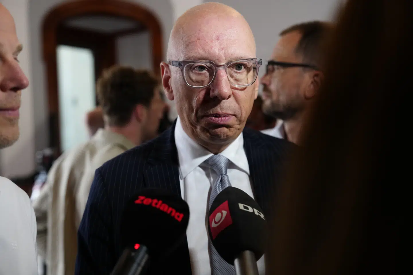 Forsvarsordfører Alex Ahrendtsen (DF) kommenterer på ny droneevaluering i Forsvarsministeriet.