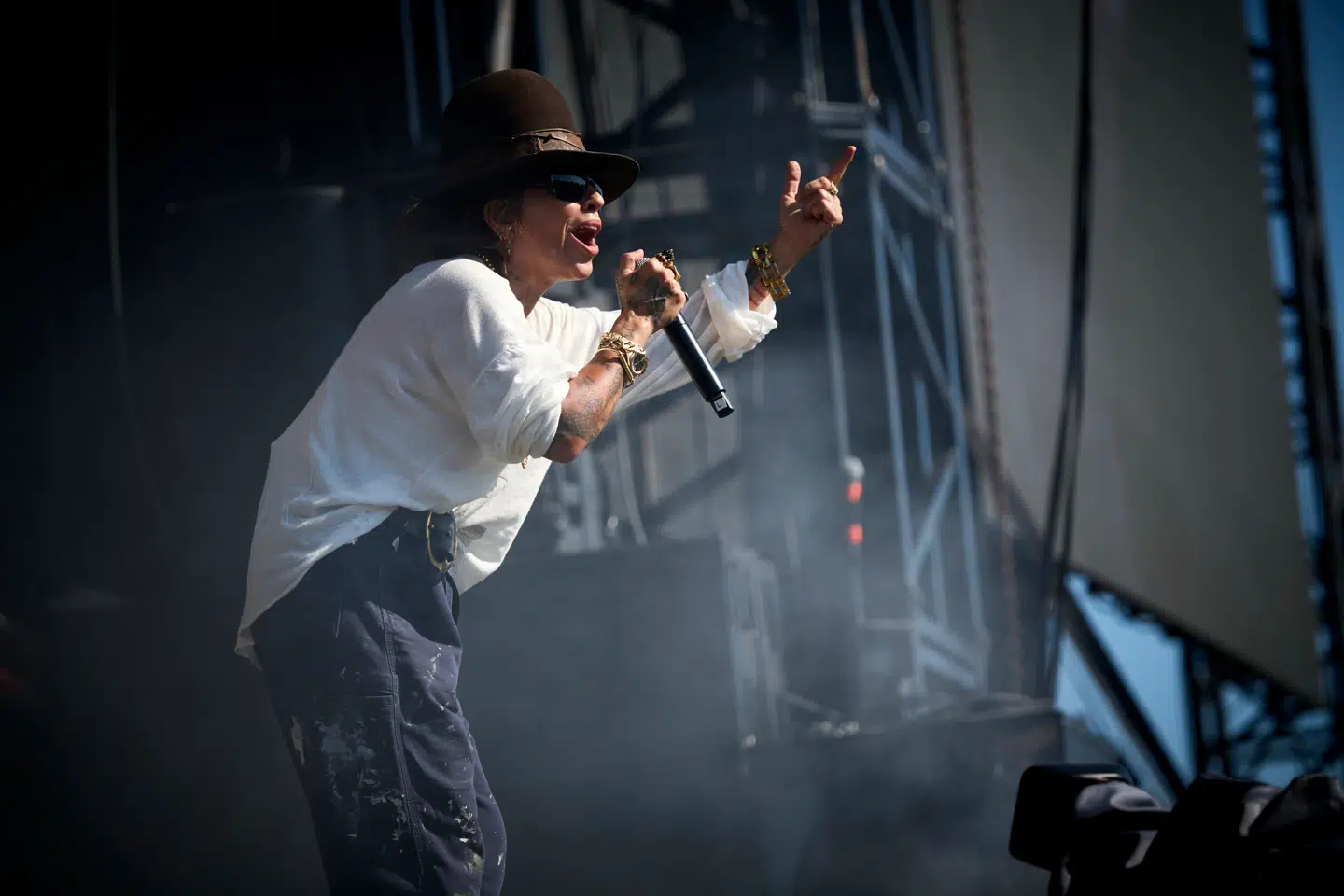 Fredag eftermiddag gav Linda Perry og resten af 4 Non Blondes en Heartland-koncert, der trods et historisk hit ikke vil gå over i historien.