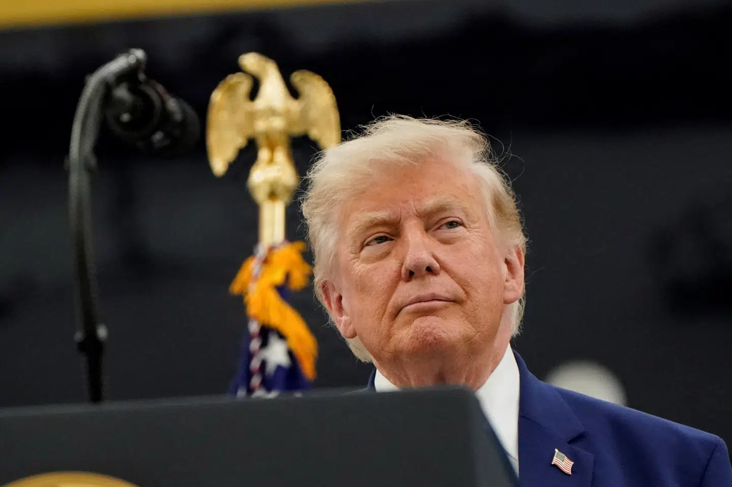 Den amerikanske præsident, Donald Trump, ses her den 19. juni.