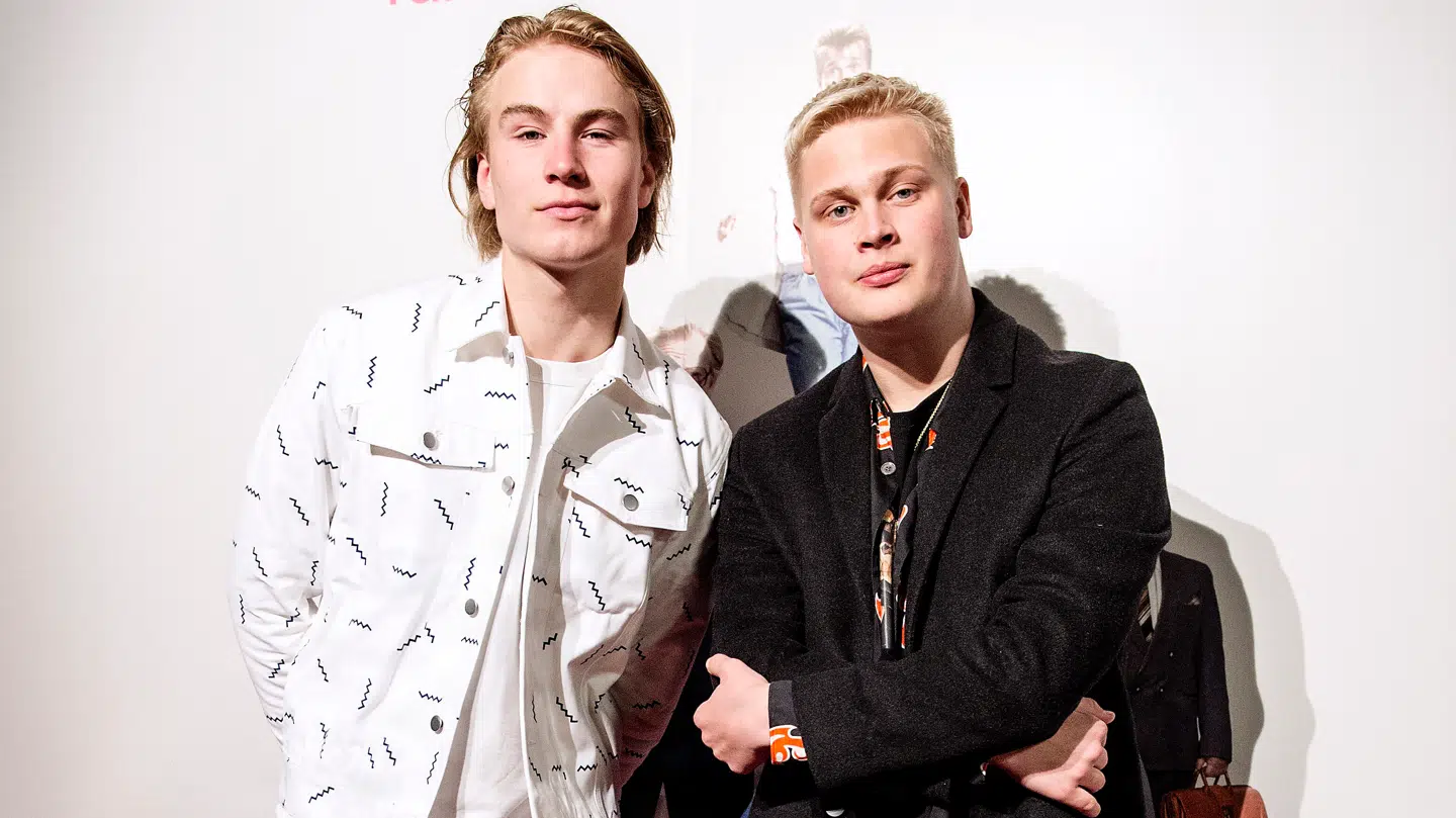 Gallapremiere på Dan Dream med Casper Christensen og Frank Hvam. Rød løber- her Citybois.