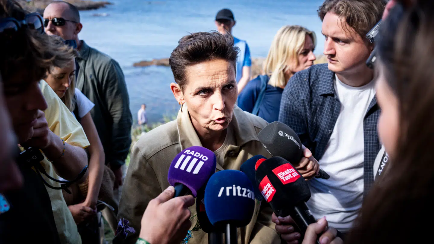 Økonomi- og indenrigsminister og formand for Socialistisk Folkeparti, Pia Olsen Dyhr.