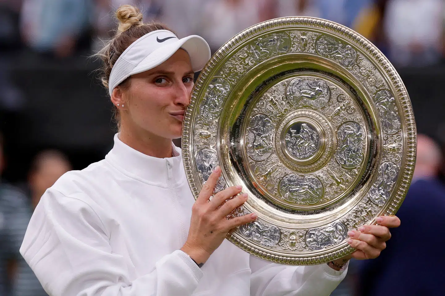 Marketa Vondrousova vandt Wimbledon i 2023. (Arkivfoto).
