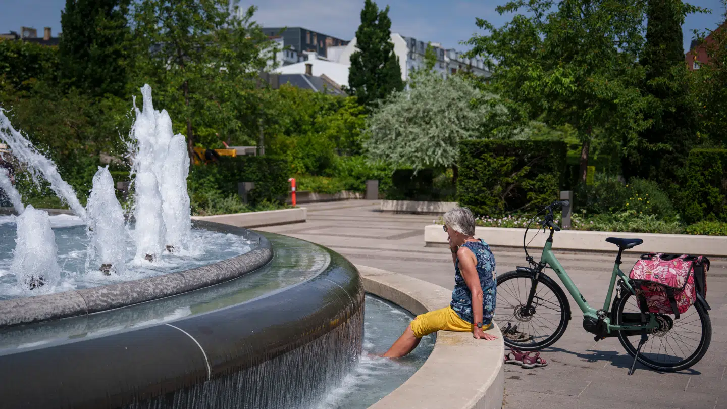 Sommeren ved Amaliehaven i København fredag den 19. juni 2026. Den kommende weekend forventes temperaturerne at gå endnu mere amok.