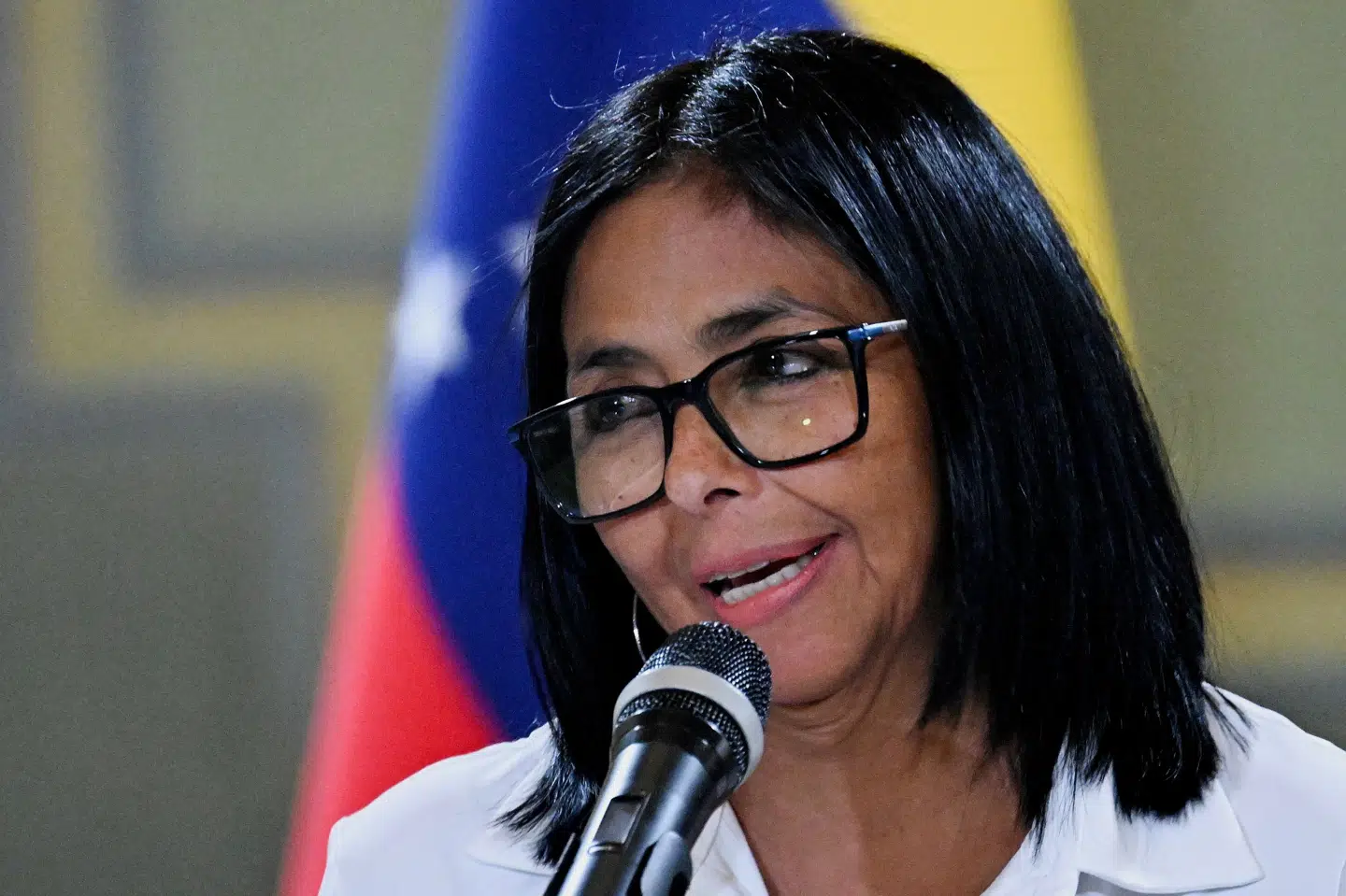 Delcy Rodriguez er fungerende præsident i Venezuela. Efter at USA i januar Nicolás Maduro til fange har hun som landets leder imødekommet en række amerikanske krav, der har forbedret forholdet mellem de to lande. (Arkivfoto).