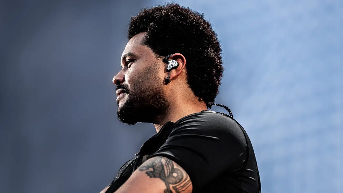 The Weeknd da han under sin Parken-koncert så udover publikum.
