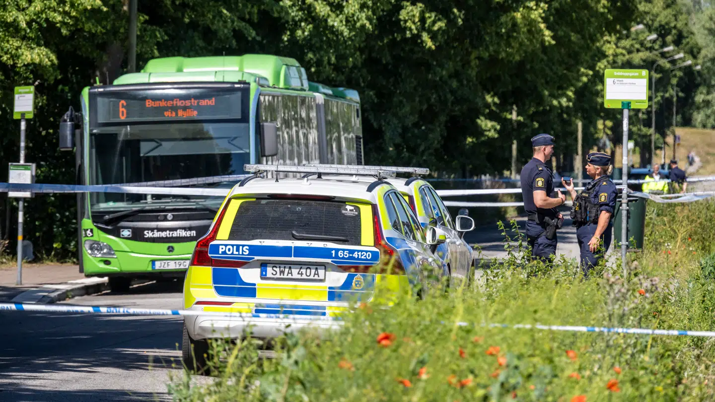 Politiet i Malmø anholdt hurtigt de to gerningsmænd til et knivstikkeri i Holma i Malmö.