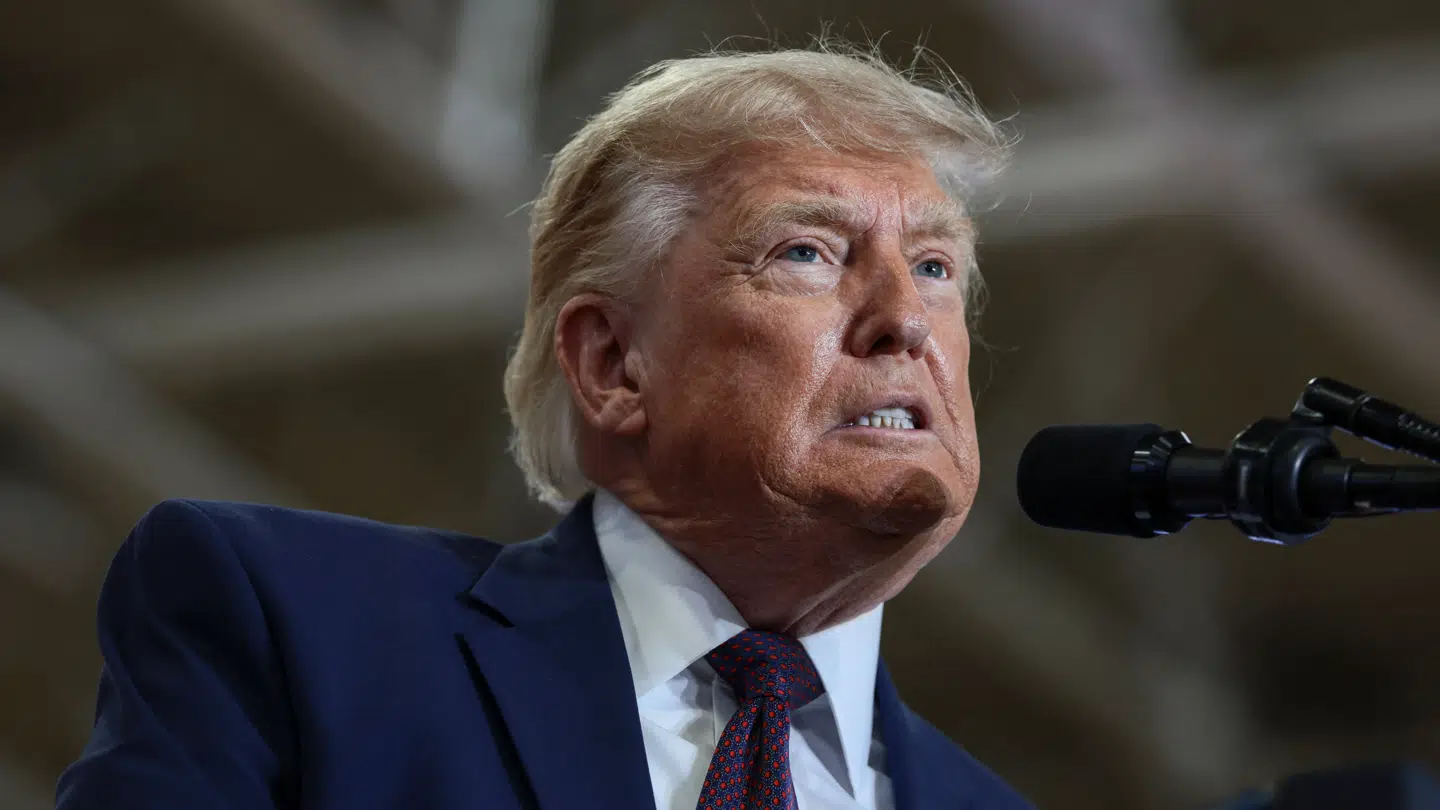 USAs præsident Donald Trump er rassende.