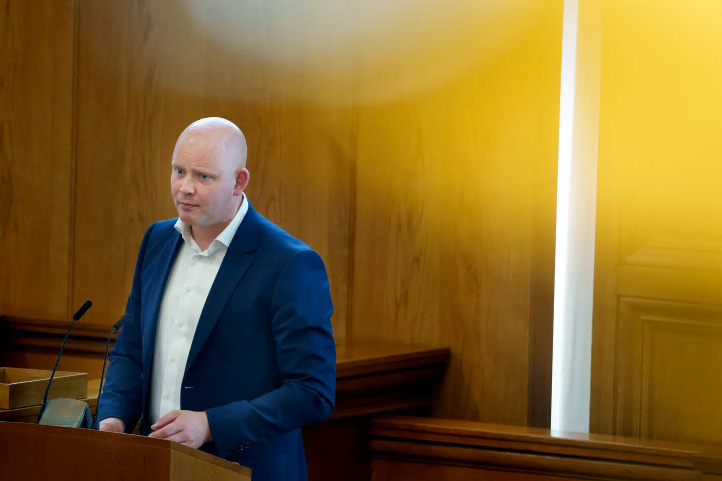 Skatte- og vækstminister Jakob Engel-Schmidt (M) under møde i Folketingssalen på Christiansborg i København, torsdag den 18. juni 2026.. (Foto: Liselotte Sabroe/Ritzau Scanpix)