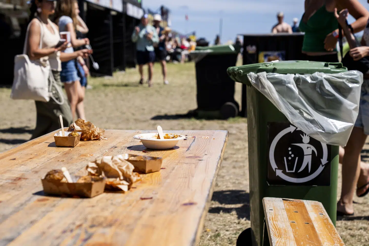 Roskilde Festival 2026 har opnået miljømærket Svanemærket, der sætter krav til blandt andet affaldssortering, økologi og genopbyggelse af biodiversitet. (Arkivfoto).