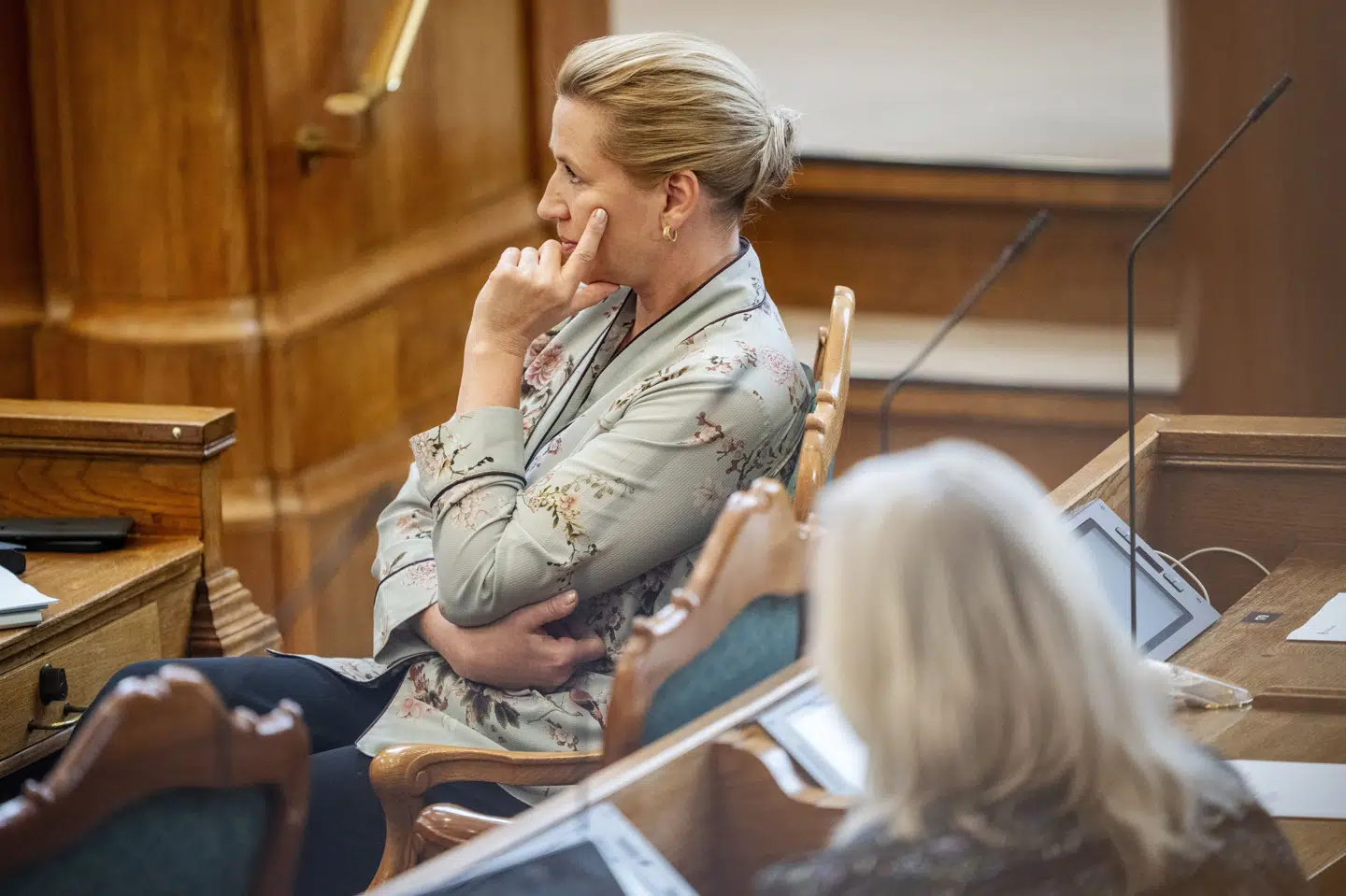 Statsminister Mette Frederiksen (S) lyttede på mange spørgsmål om udlændingepolitik under onsdagens spørgetime med statsministeren.