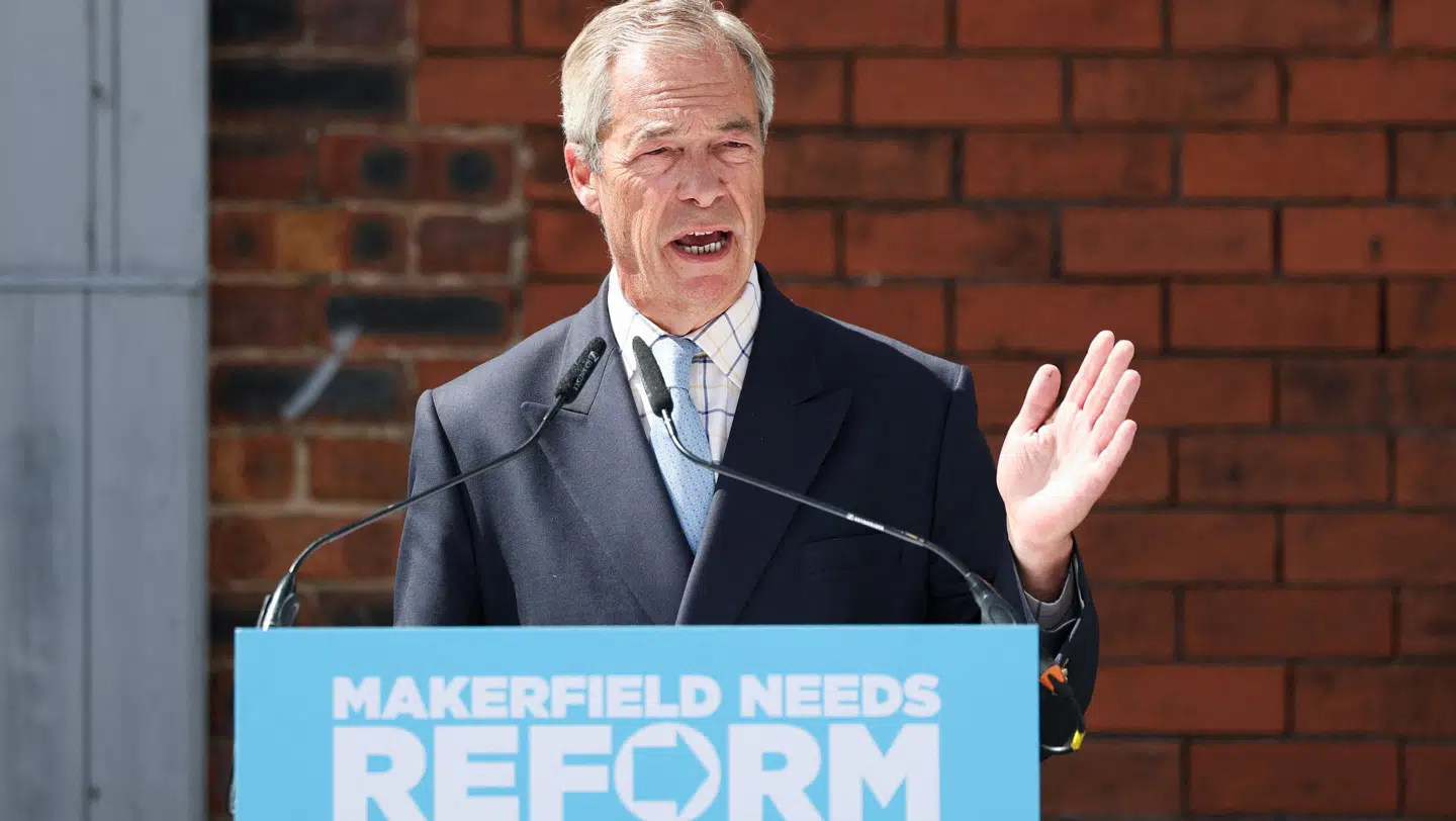 Reforms leder Nigel Farage står godt i meningsmålingerne - men der efter alt at dømme fortsat flere år til valget.