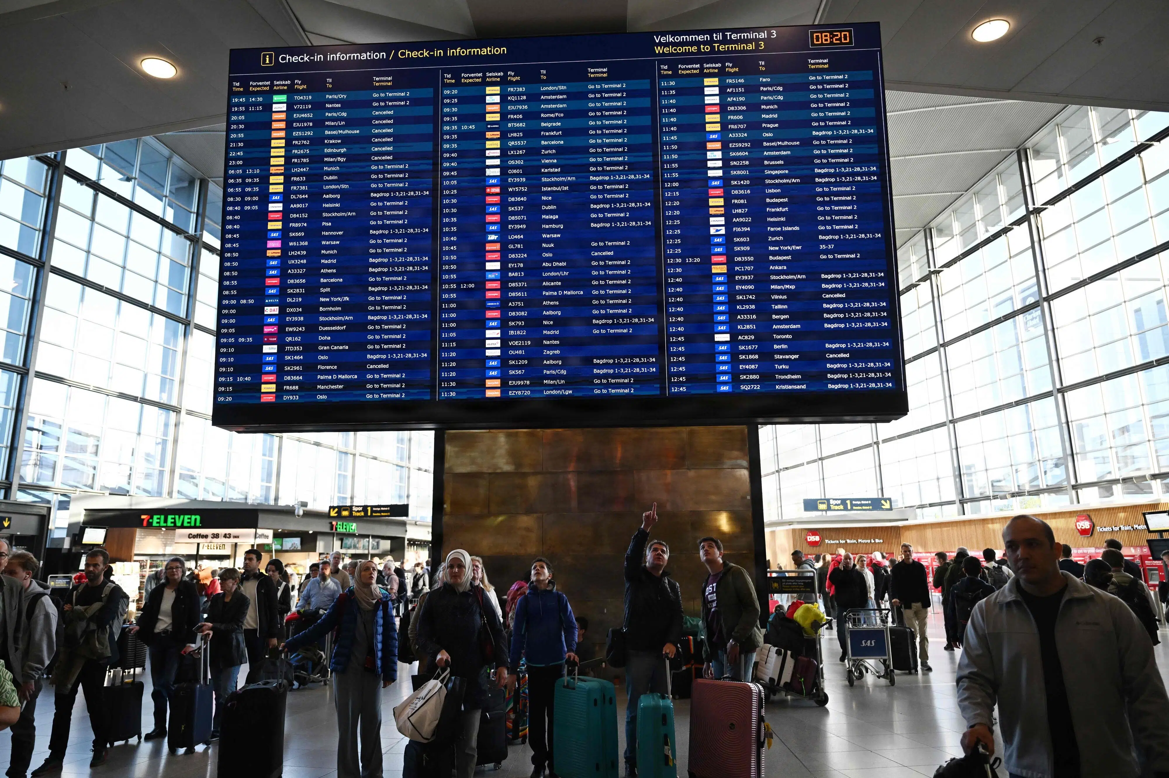 Nye rekorder i Københavns Lufthavn - men færre passagerer end ventet