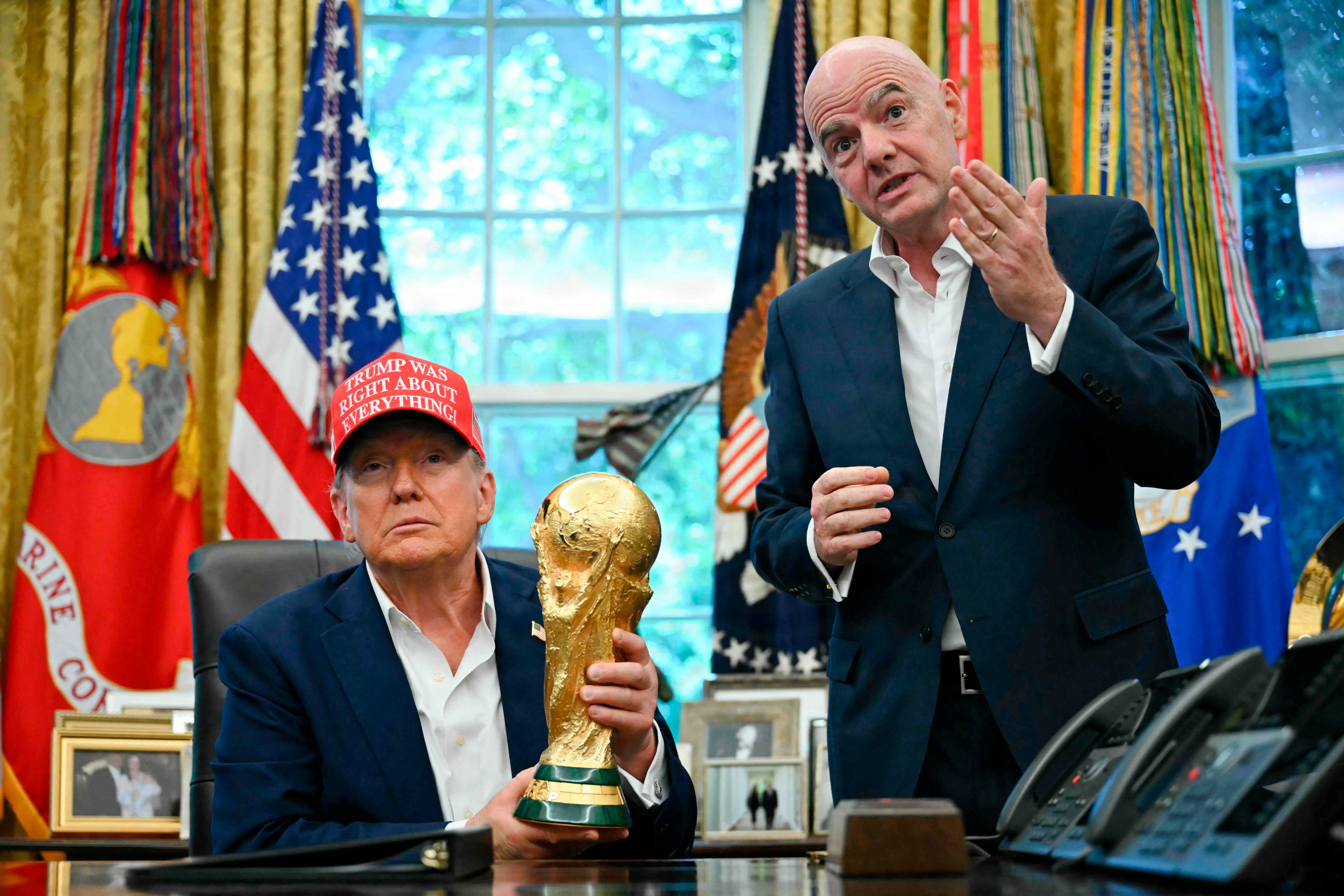 Medier: Trump talte med FIFA-boss om stjernespiller – bagefter sløjfede FIFA spillerens karantæne