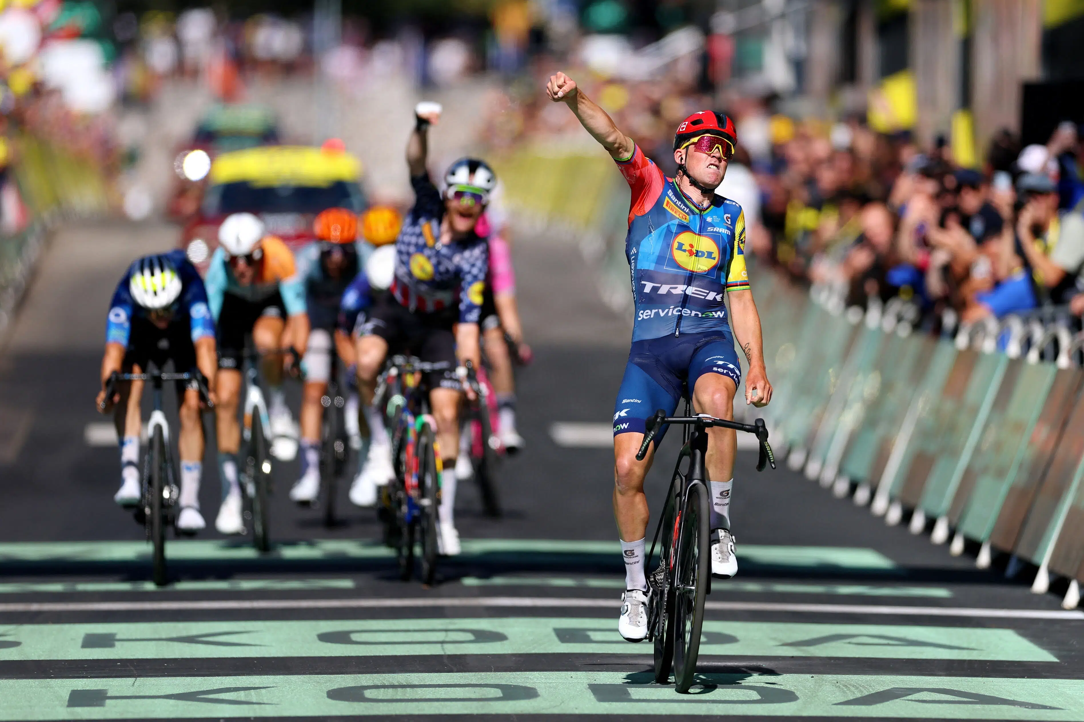 Mads Pedersen vinder tredje Tour-etapesejr i karrieren