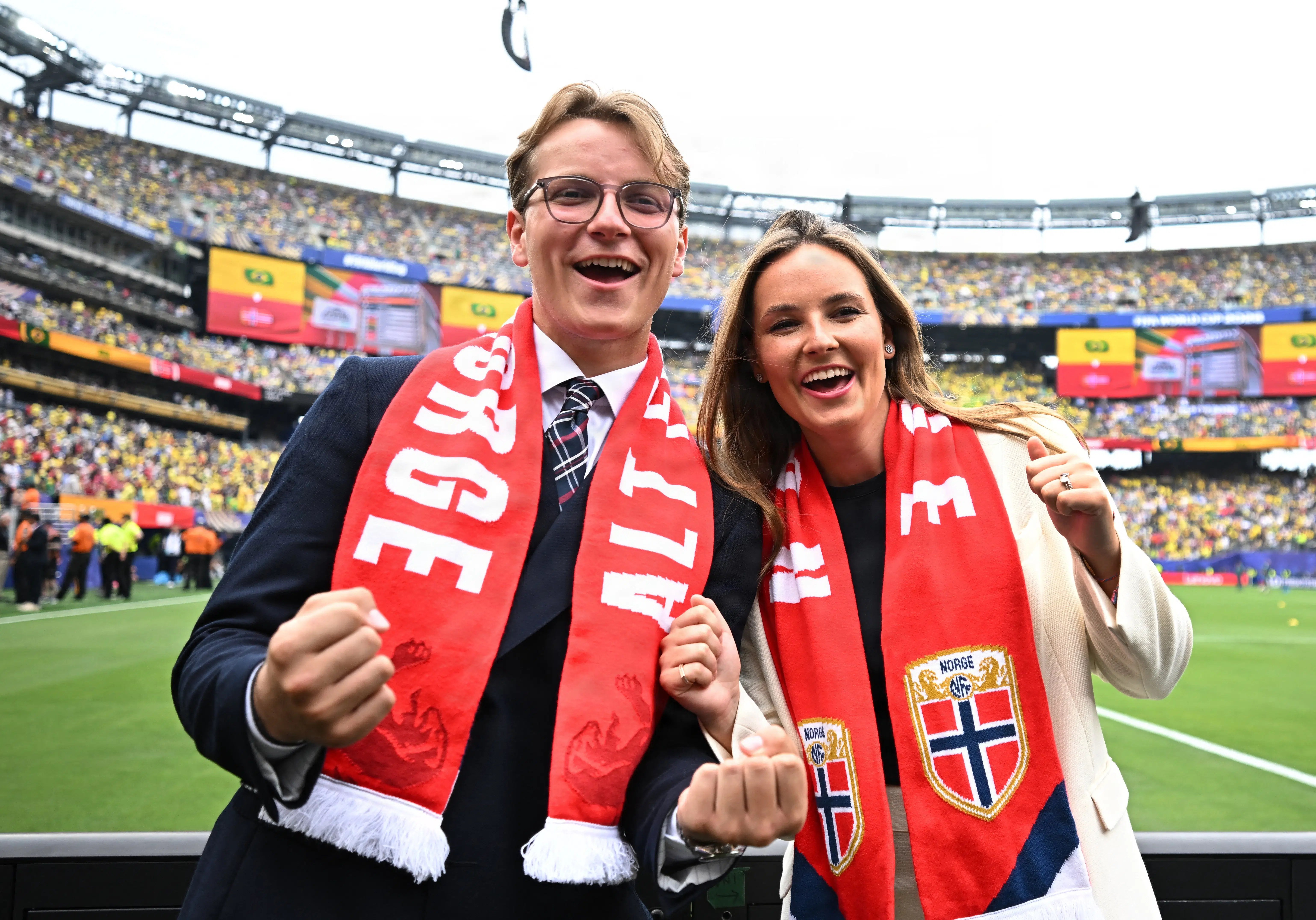 Den norske prinsesse krammede Haaland i omklædningsrummet: VM-succes er en »gave« for kongehuset