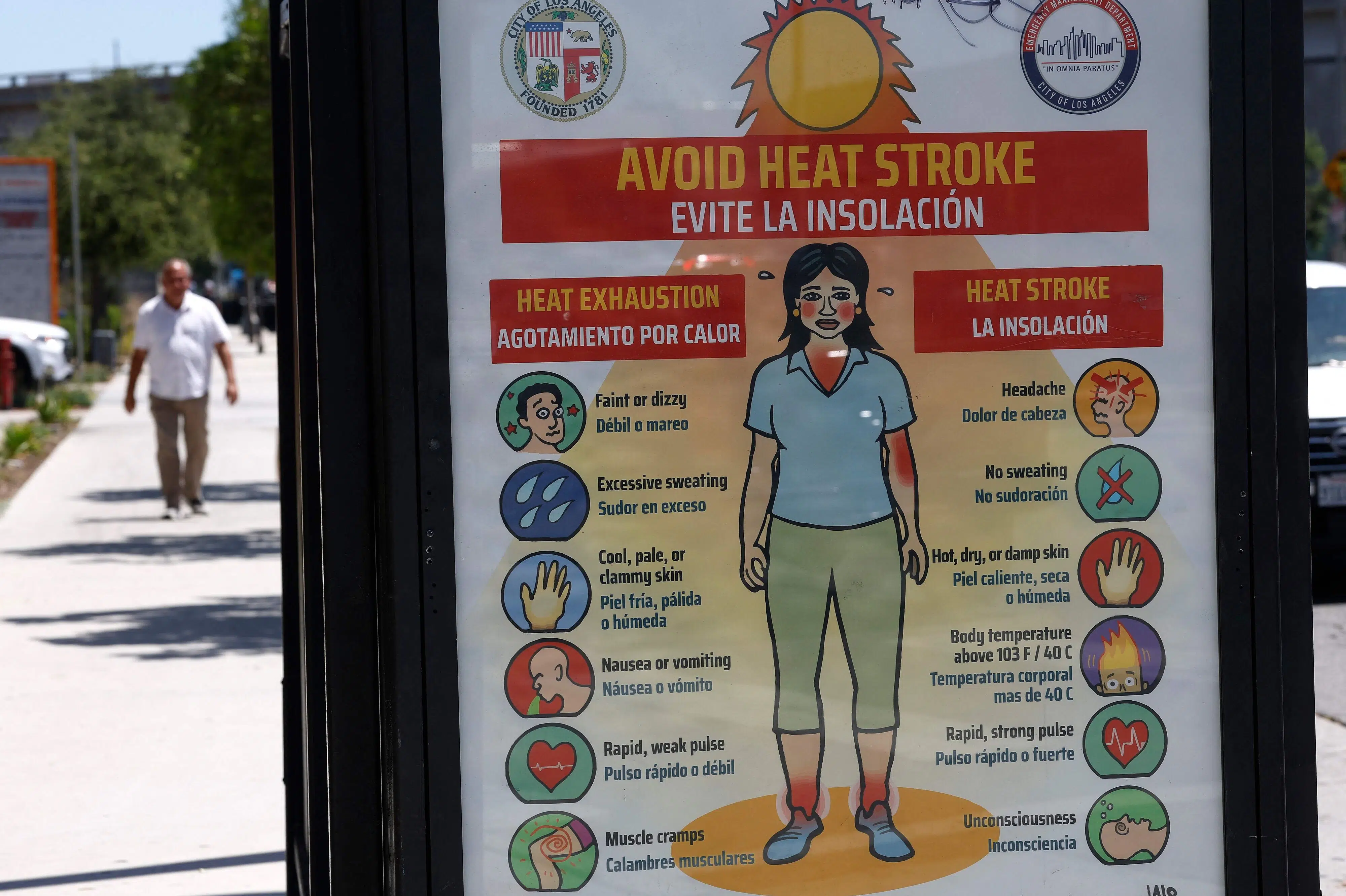 Hedebølge på op til 43 grader kan ramme det vestlige USA i weekenden
