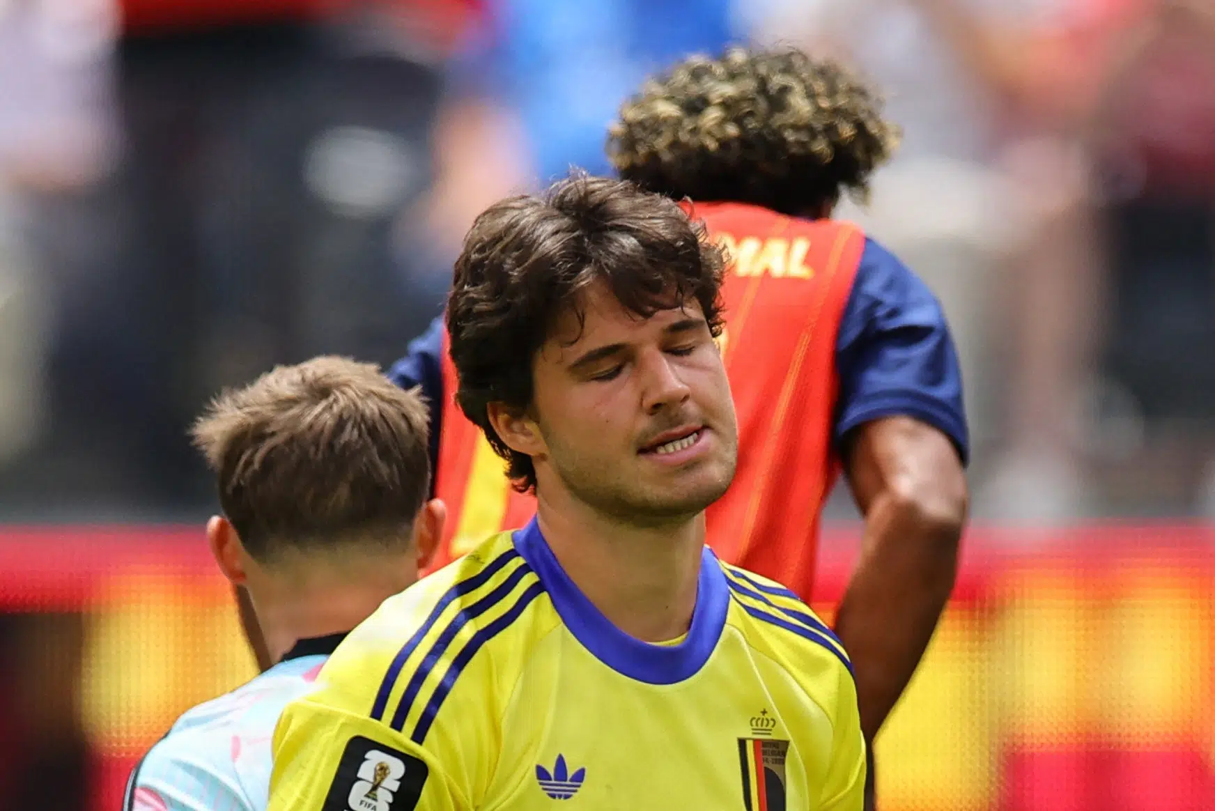 Belgisk målmand får trøstende ord efter brøler i VM-kvartfinale