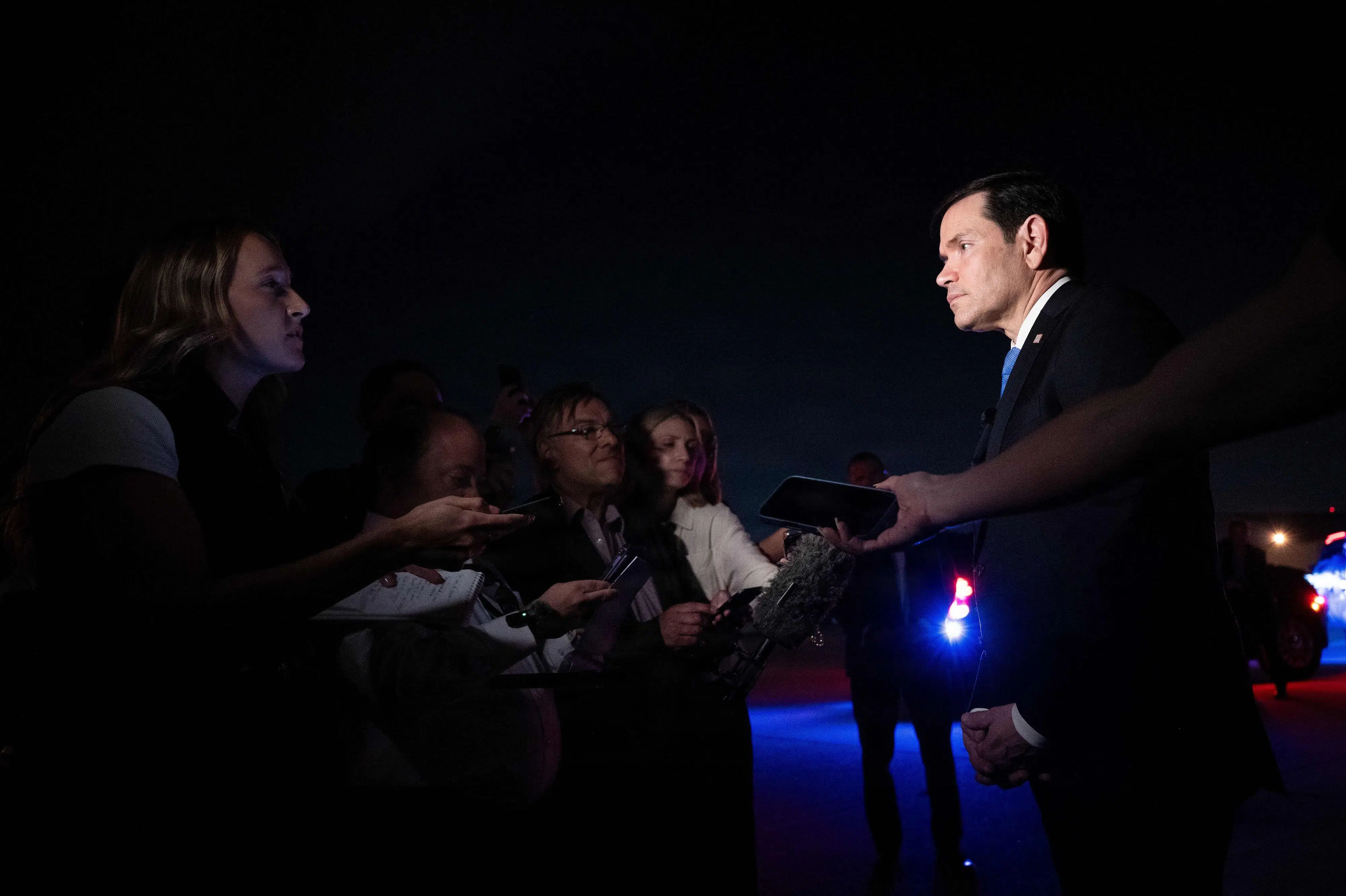 Rubio: Iran uses Hormuz Strait for blackmail; U.S. continues strikes
