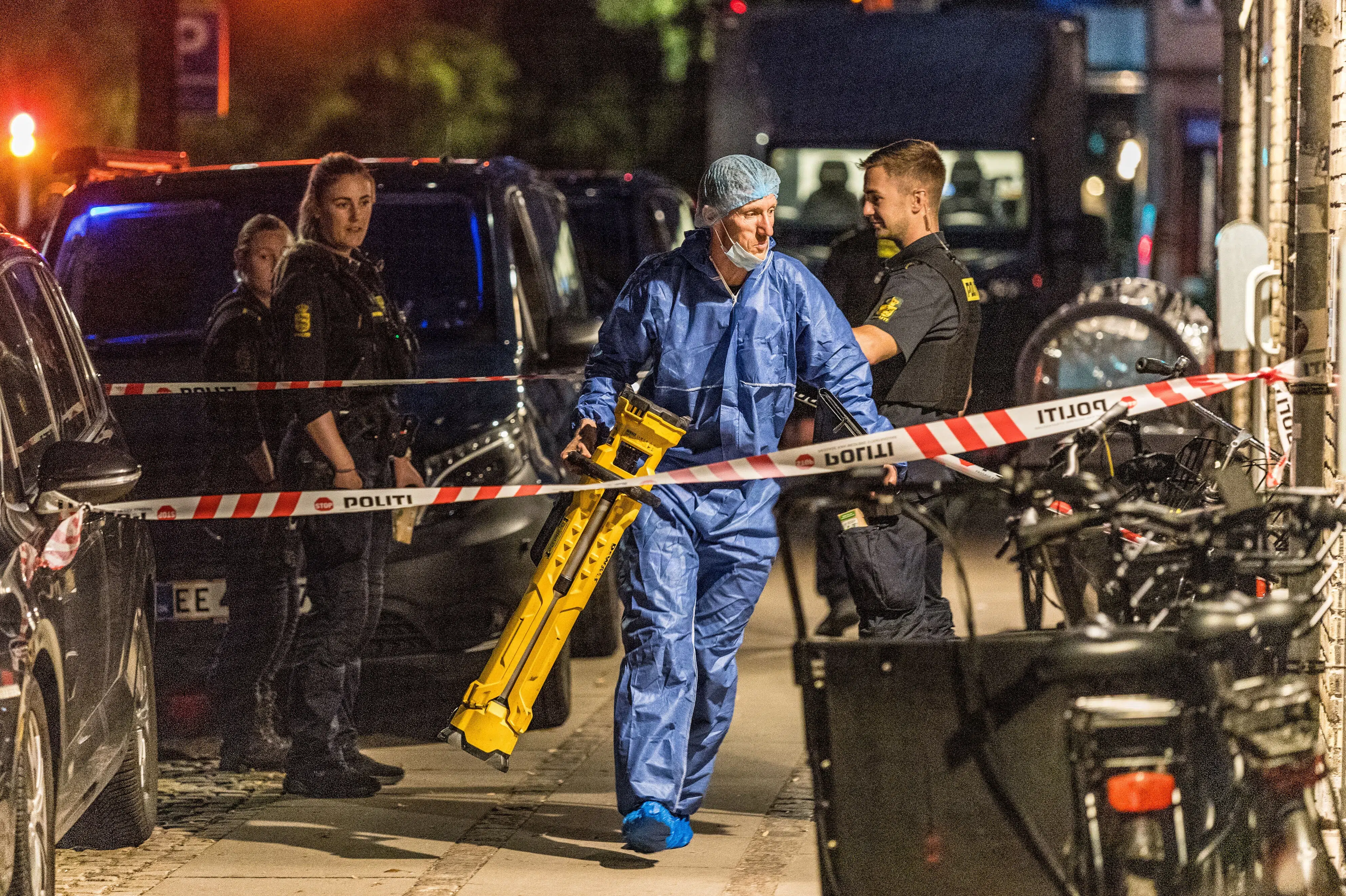 Politi undersøger et mistænkeligt forhold i Sydhavnen i København