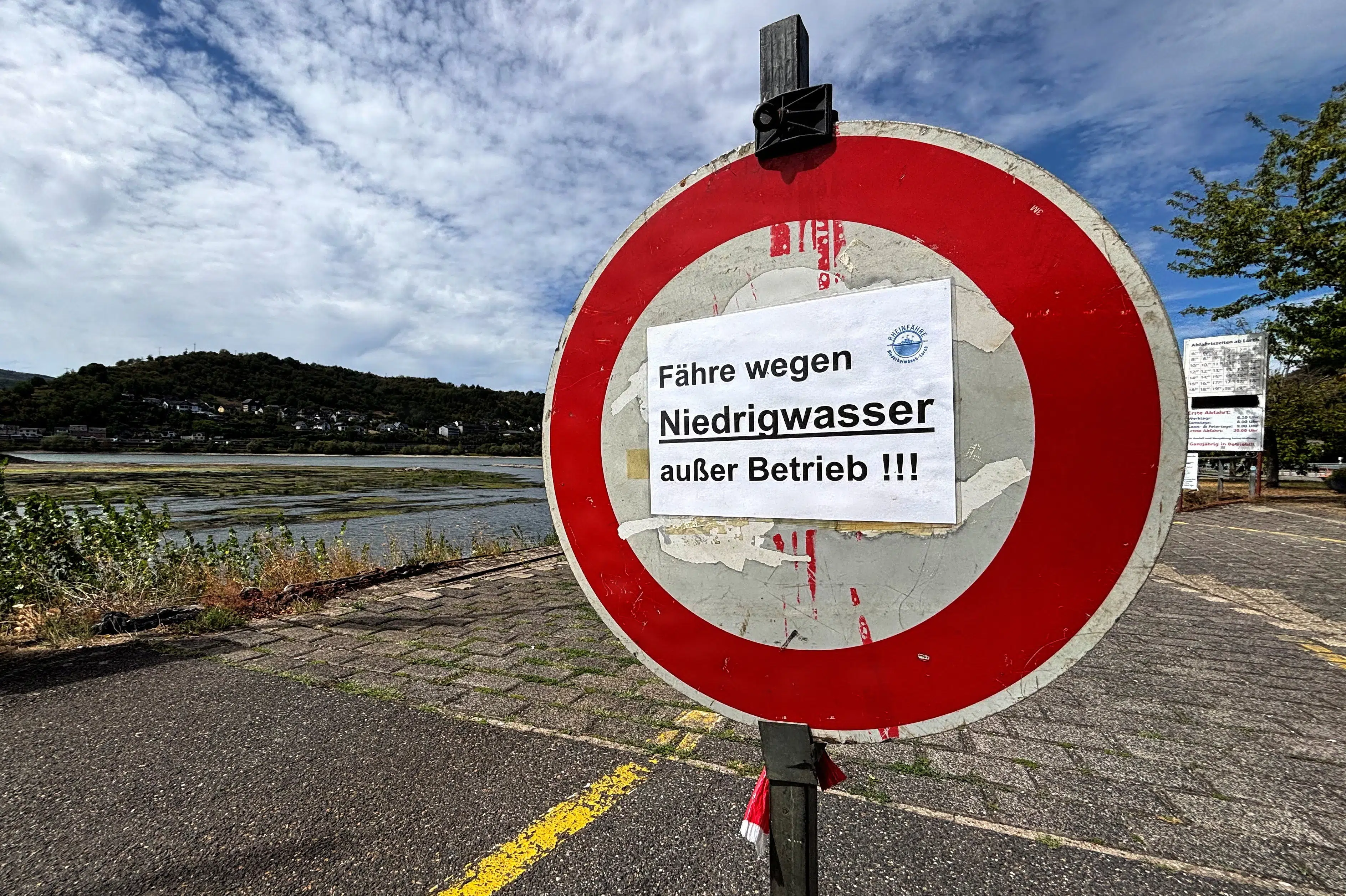 Tysk brancheorganisation: Mangel på nedbør truer skibsfarten på Rhinen