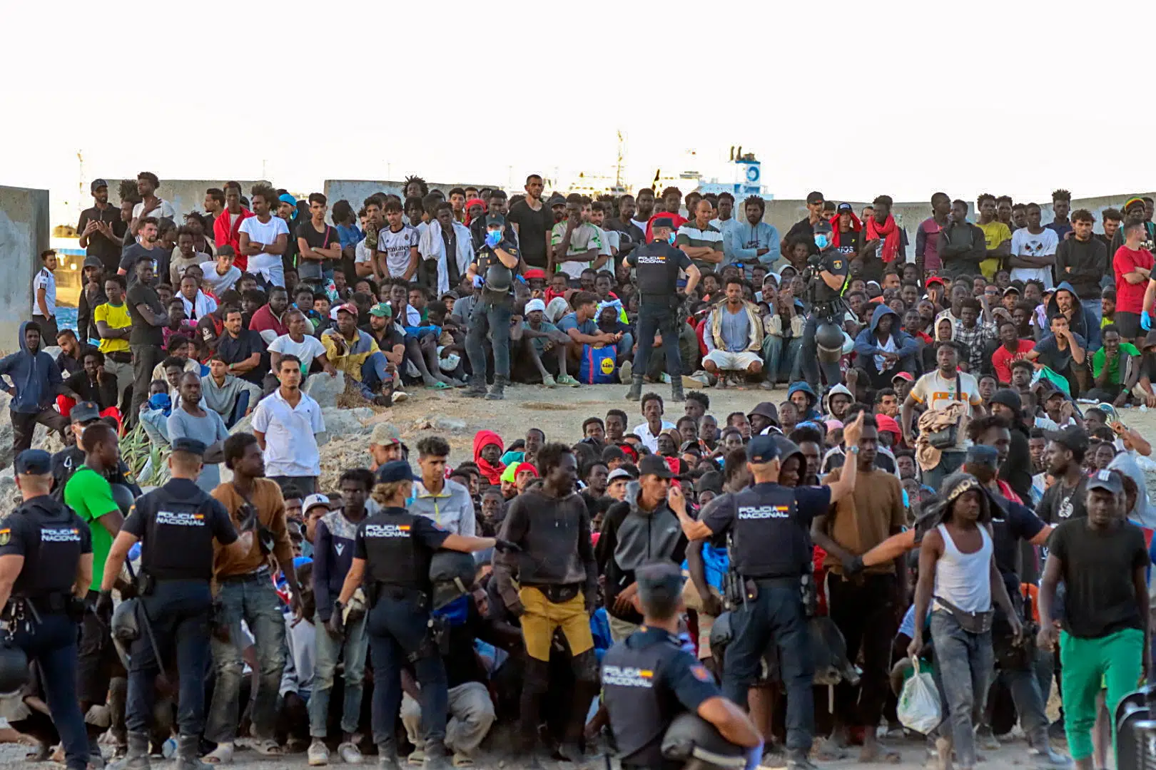 Migranter købte svømmeudstyr i Facebook-grupper og brugte ordet »haraga«, skriver medie