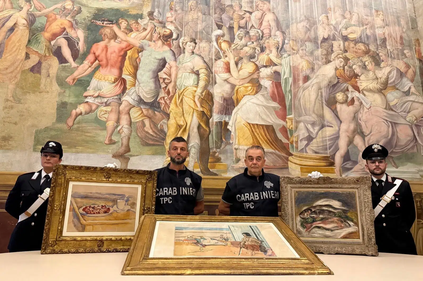 Stjålne kunstværker af store franske malere fundet i Italien