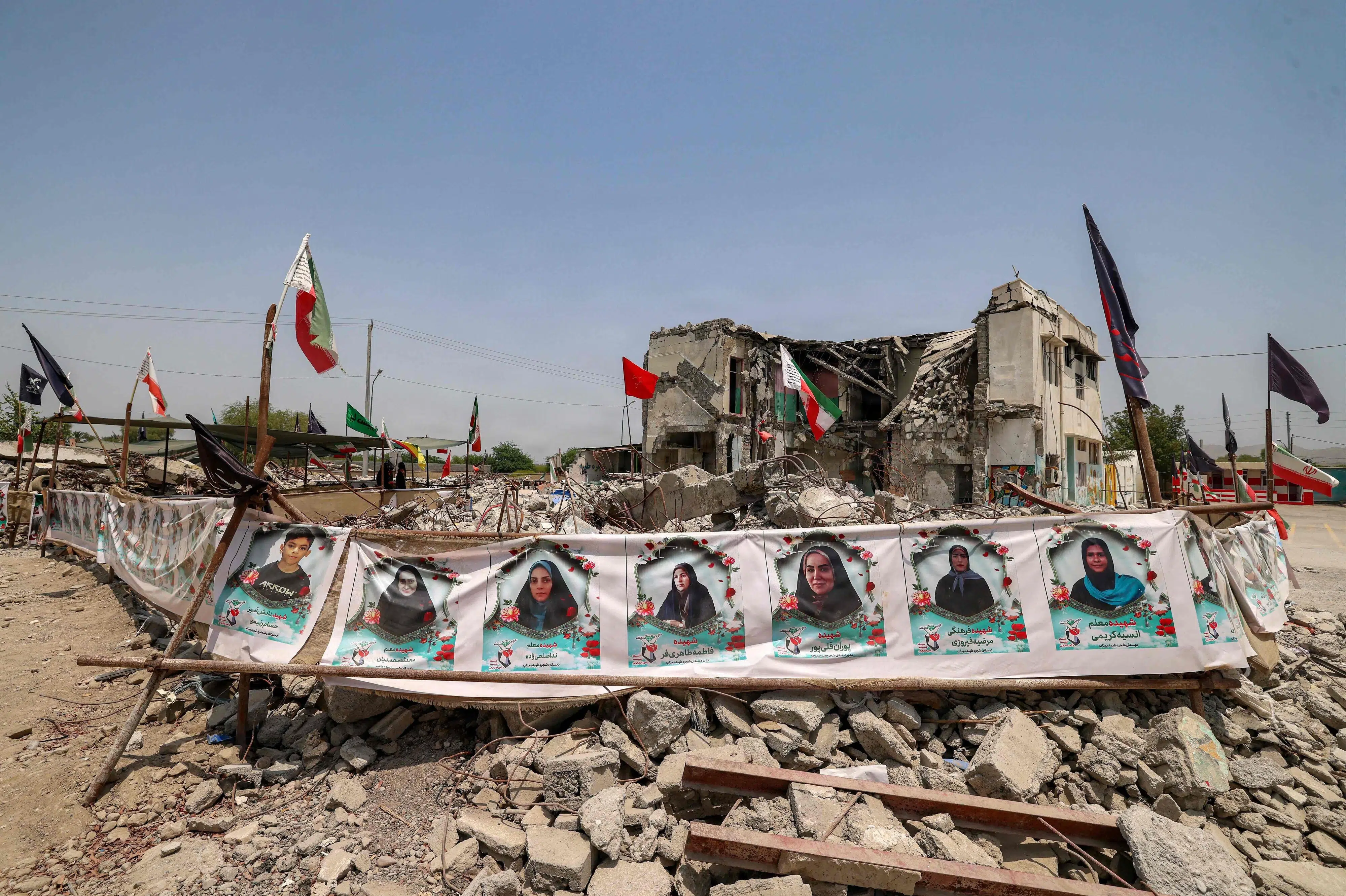 Parents mourn children killed in Iranian school attack