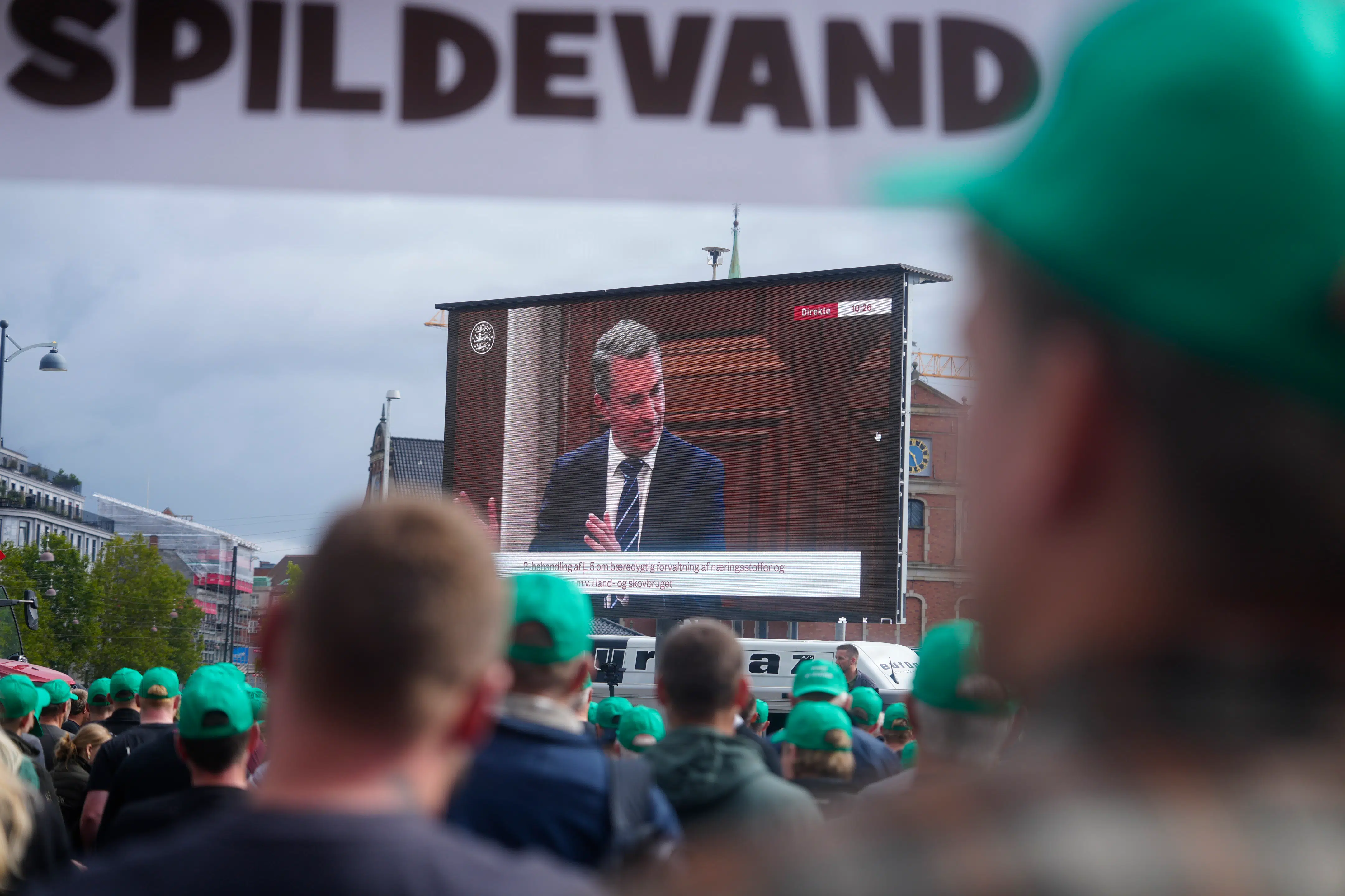 Heated nitrogen-law debate sparks cheers outside Denmark’s parliament
