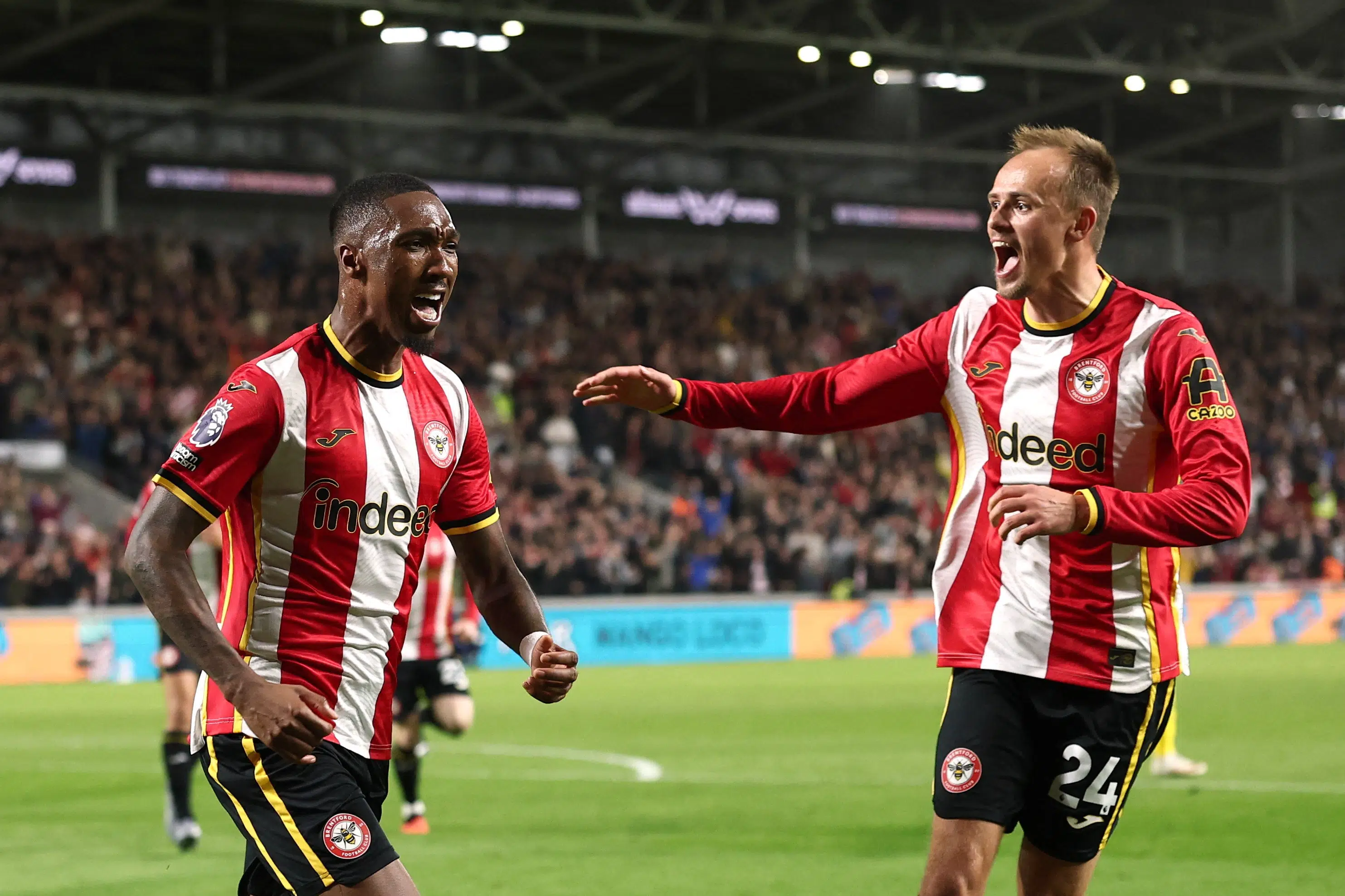 Damsgaard viser god form i Brentford-sejr forud for landskampe