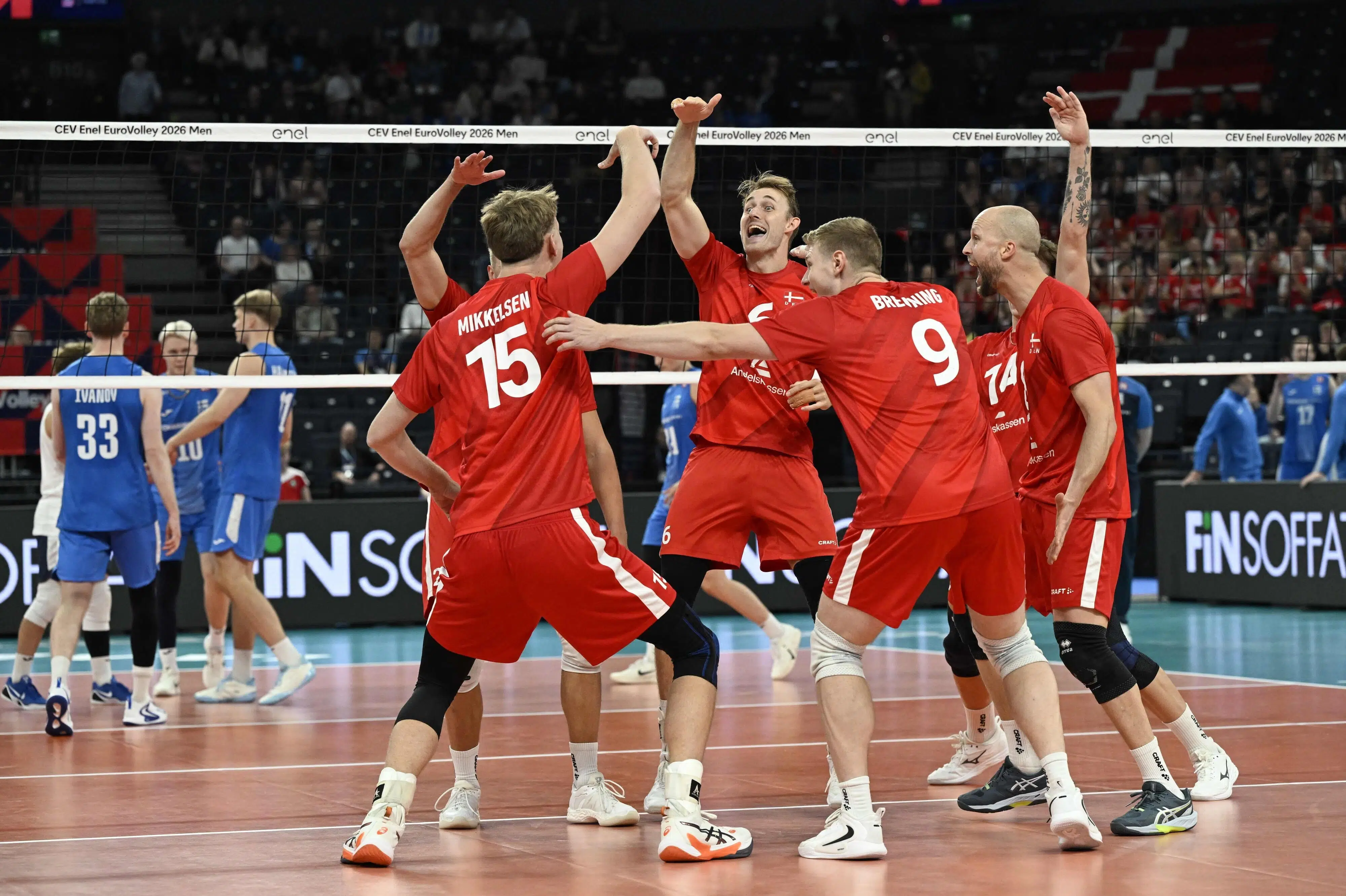Danske volleyballmænd må give fortabt mod italiensk overmagt