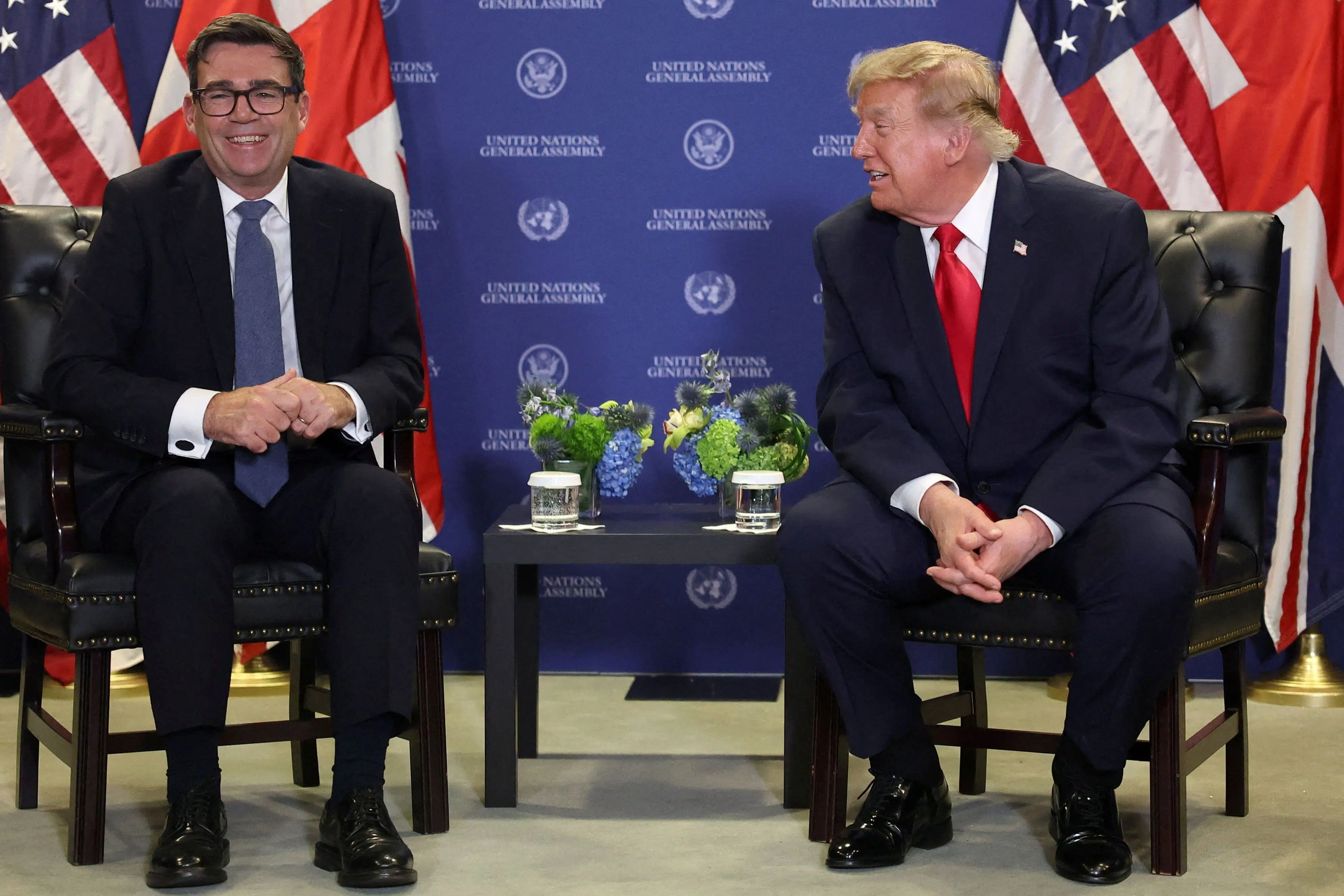 Burnham mener at have etableret god forbindelse til Trumps