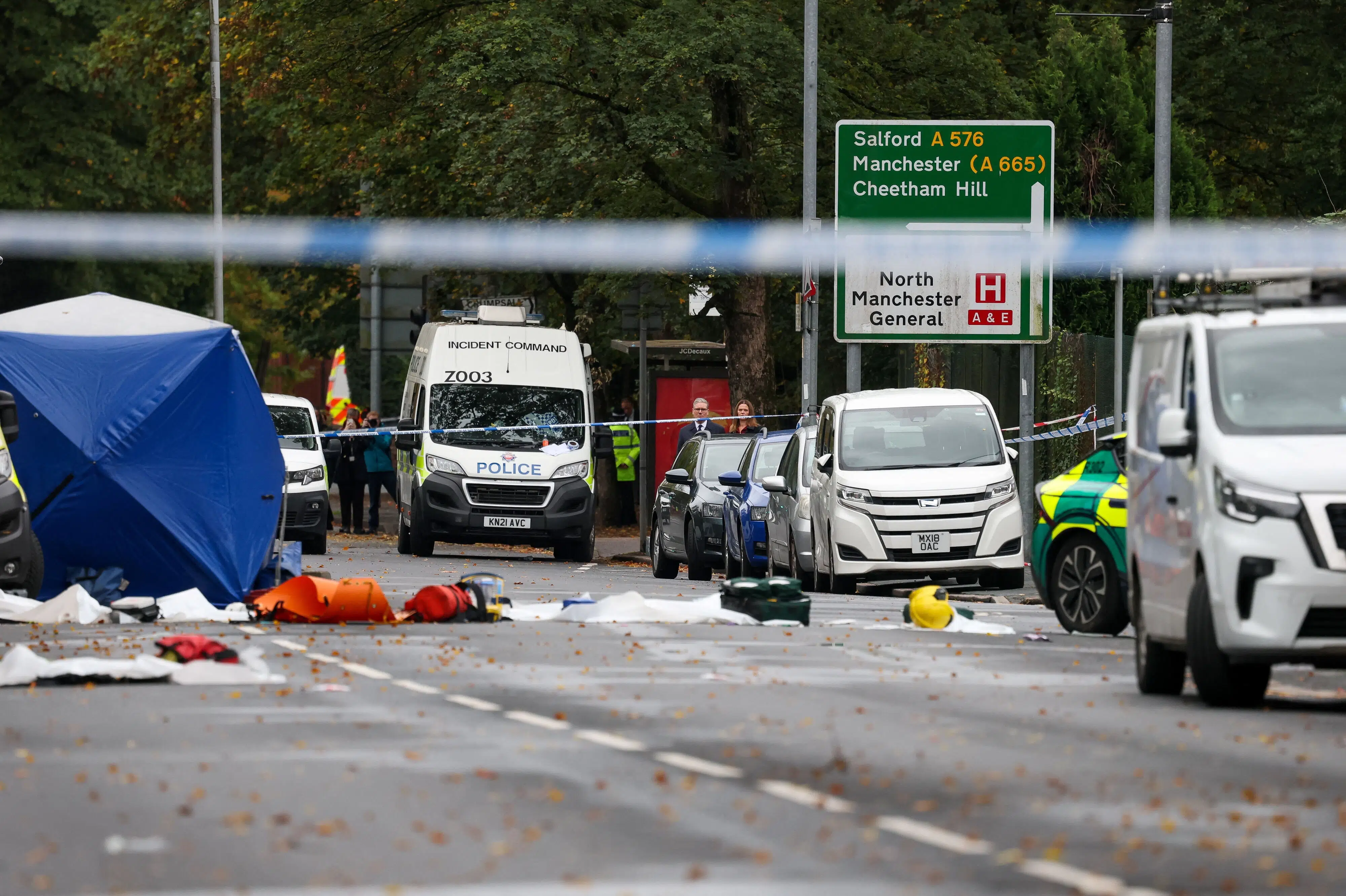 To mænd anholdt for formodet angreb mod jøder i Manchester