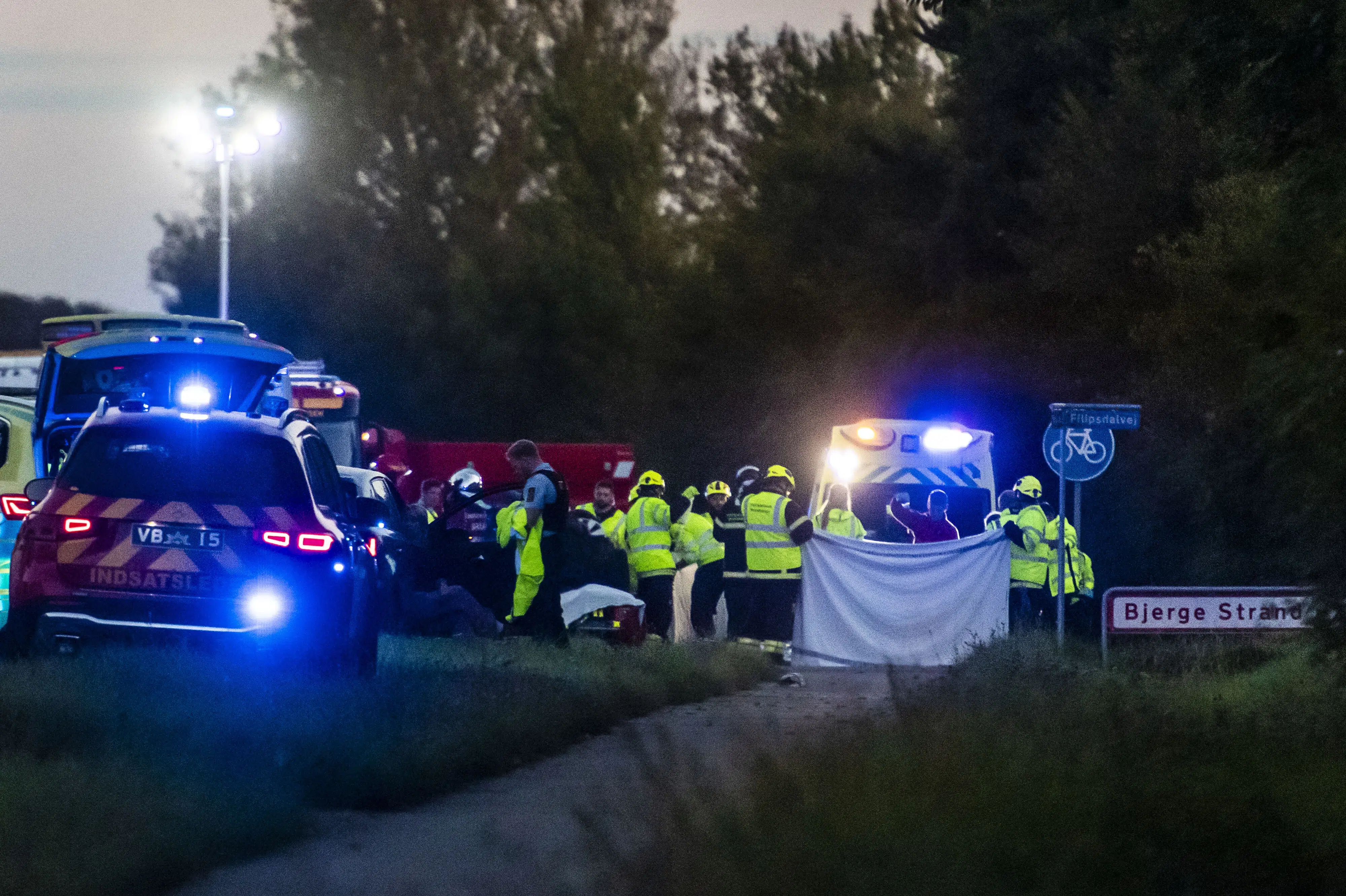 En 26-årig mand er død efter alvorlig trafikulykke nær Kalundborg