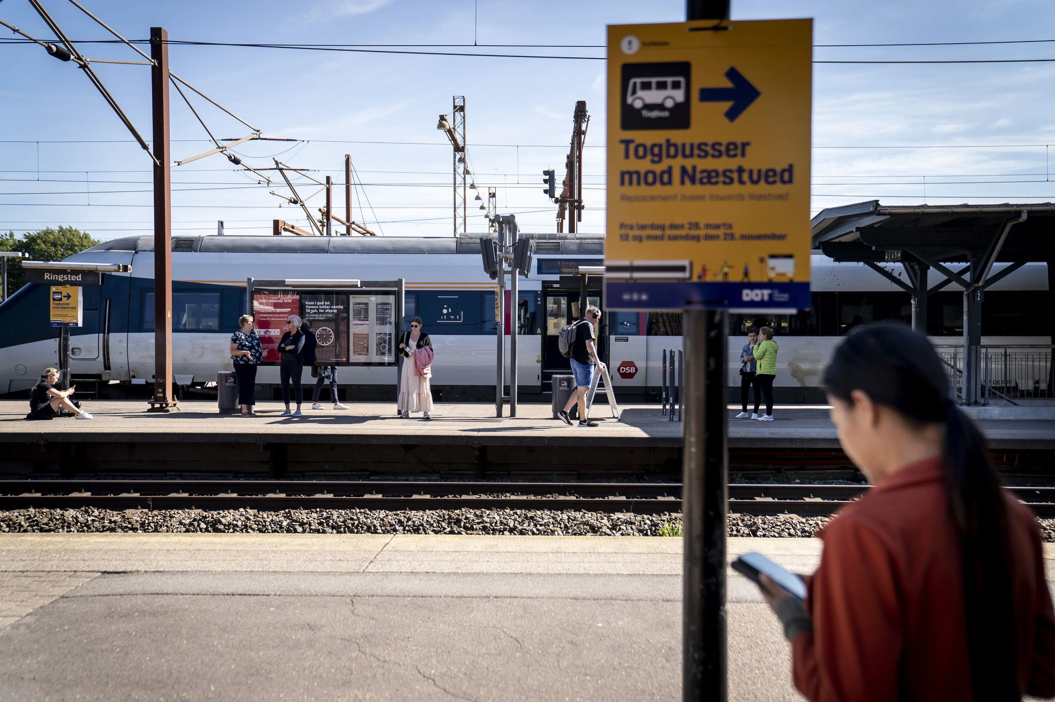 Overgravet kabel forstyrrer togdrift syd for Ringsted
