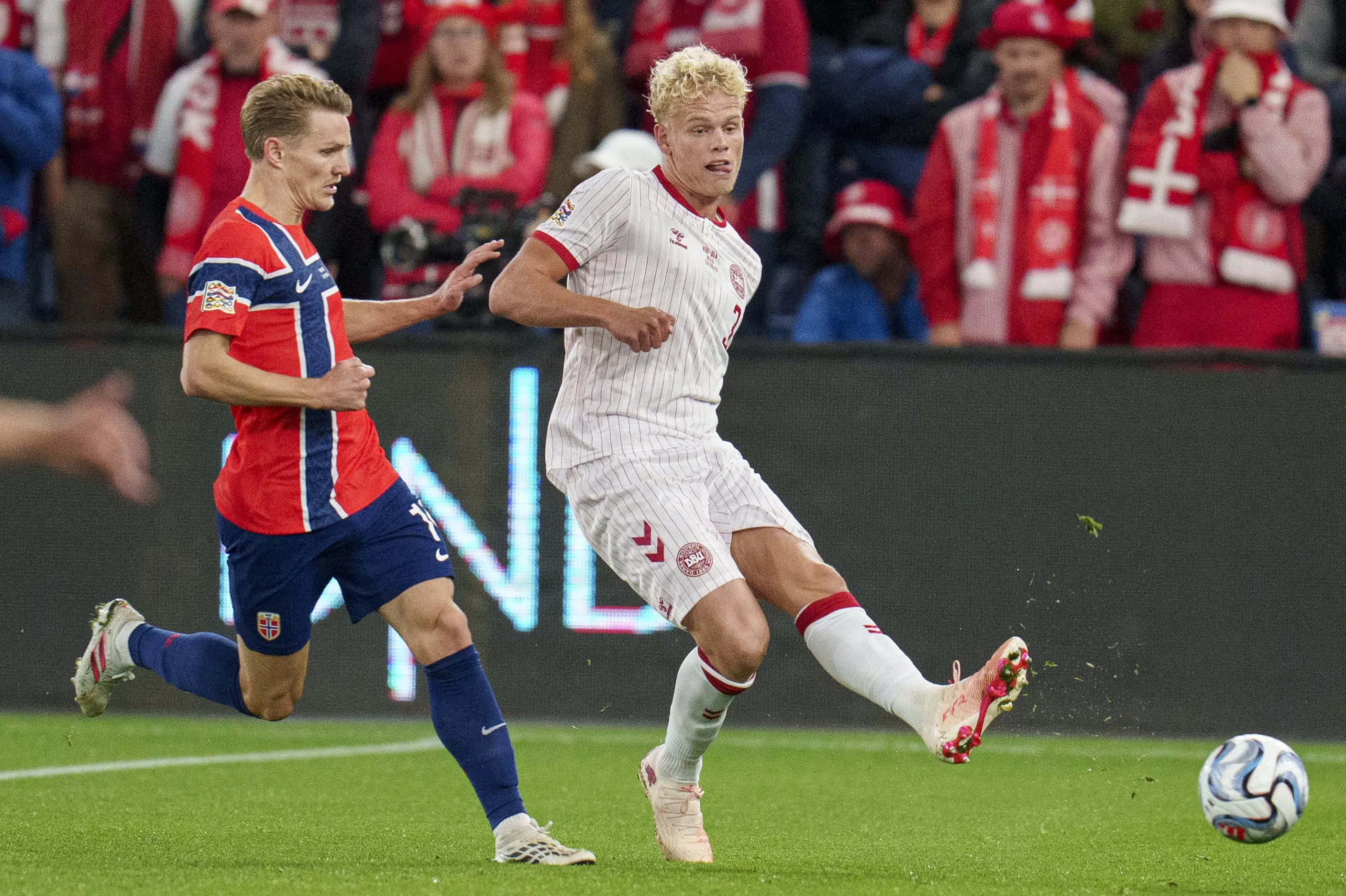 Dansk stopper tager hatten af for tricky Haaland