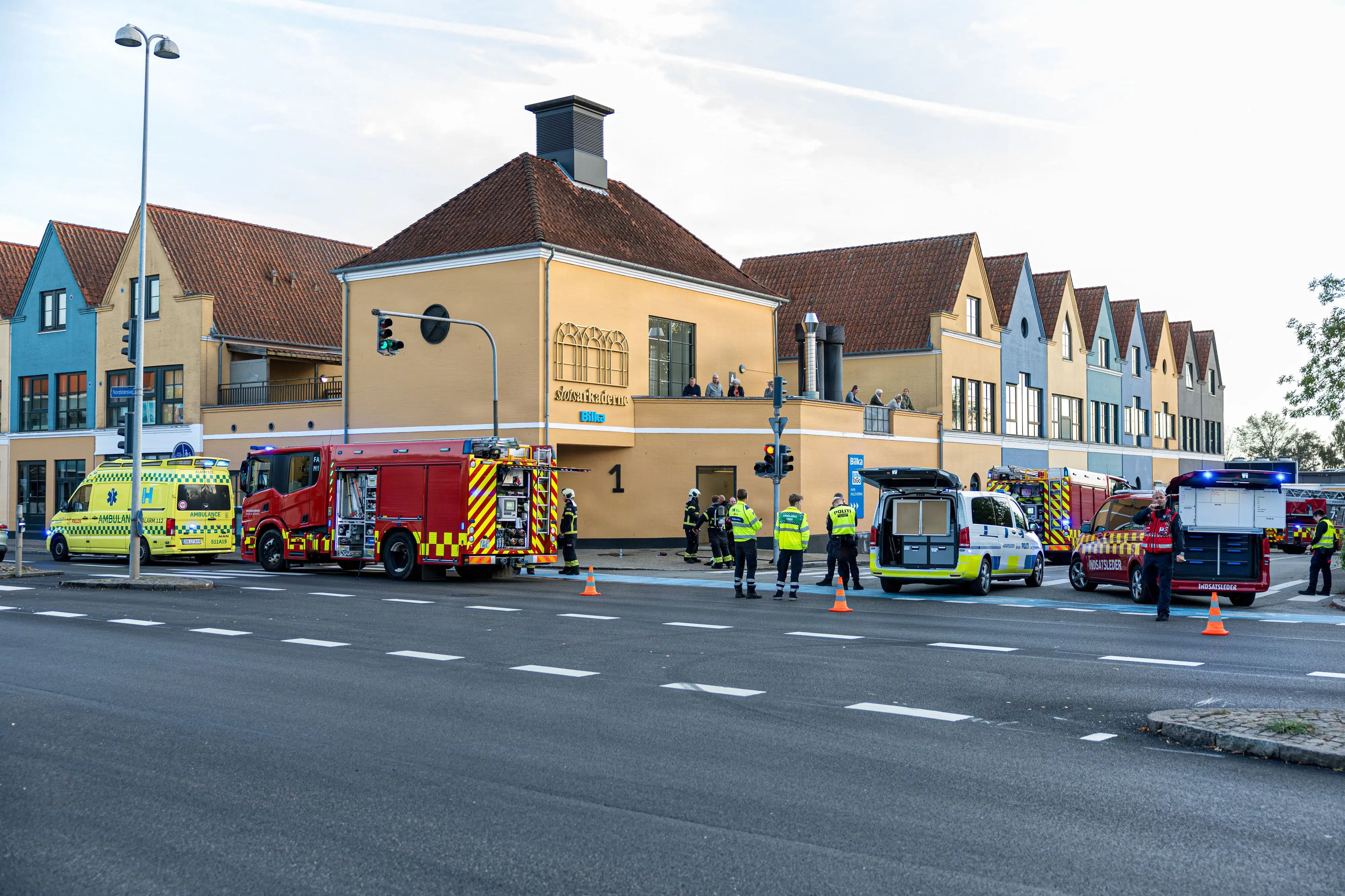 Kortvarig brand i Bilka i Hillerød søndag aften