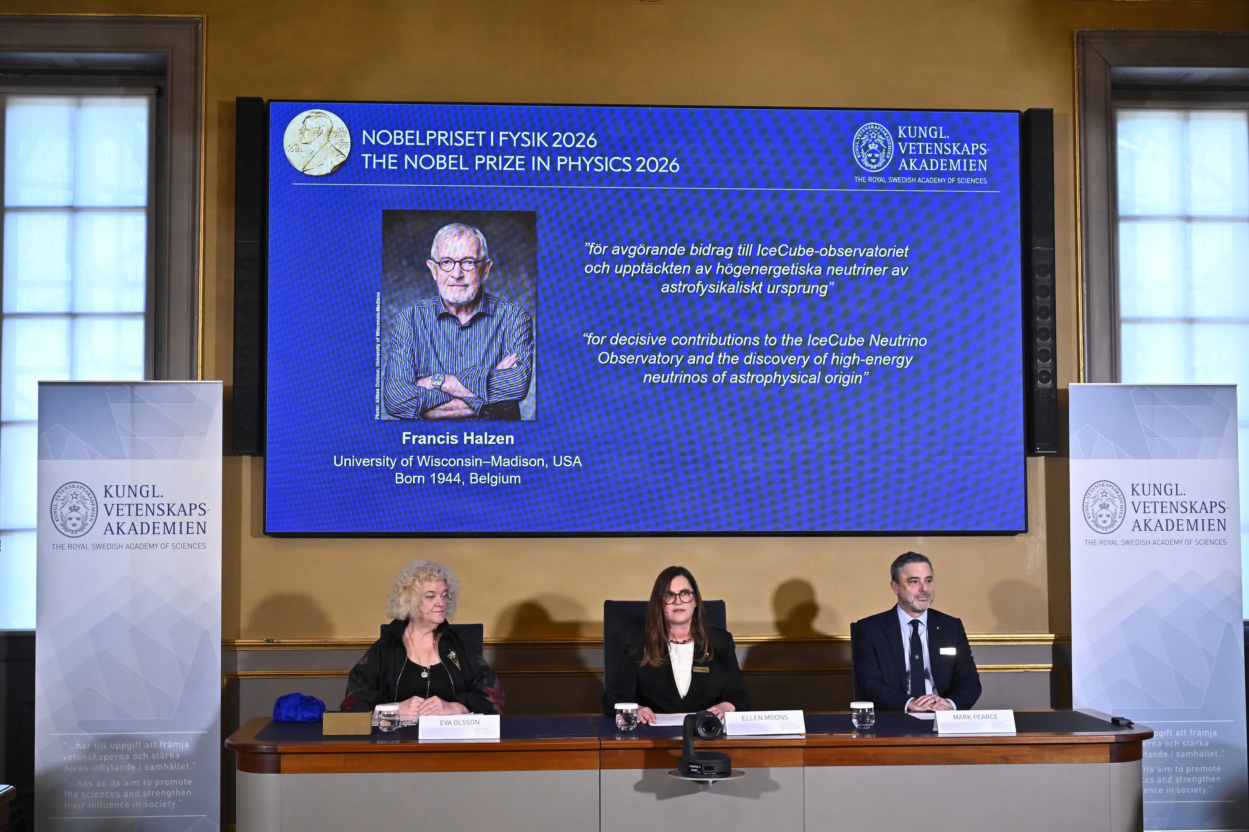 Belgisk fysiker får Nobelprisen for partikelopdagelse