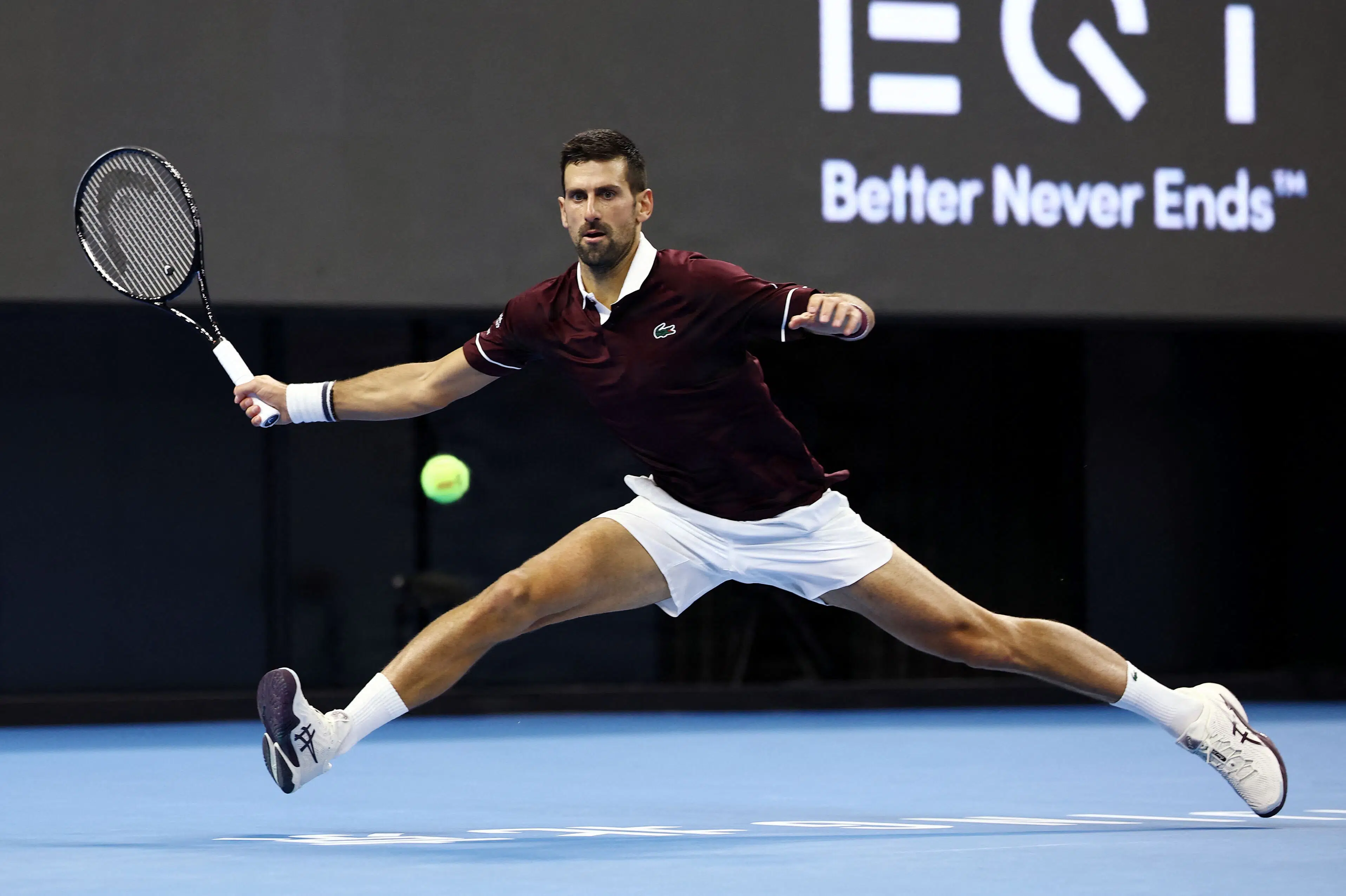 Australsk skade forlænger Djokovic-statistik som ubesejret