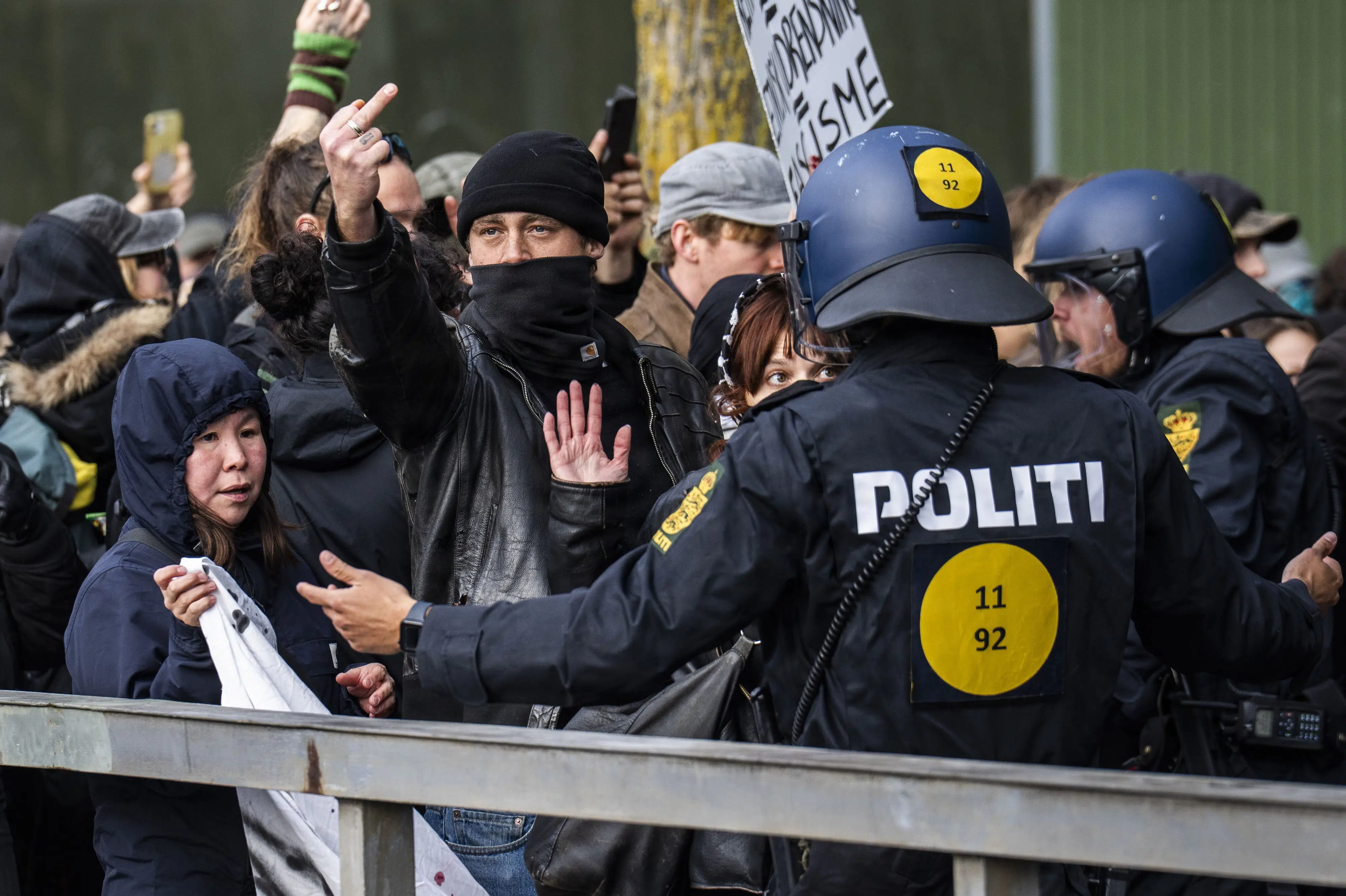 Otte personer anholdt i forbindelse med demonstration i København
