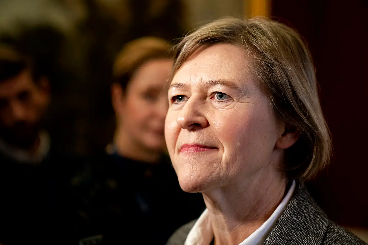 »Jeg føler i hvert fald, at det har været en svær situation at starte som politisk leder uden opbakning fra folketingsgruppen,« siger Alternativets politiske leder Josephine Fock, med henvisning til, at folketingsgruppen ikke ønskede Fock som leder, men i stedet havde stemt på tidligere politisk ordfører, Rasmus Nordqvist.