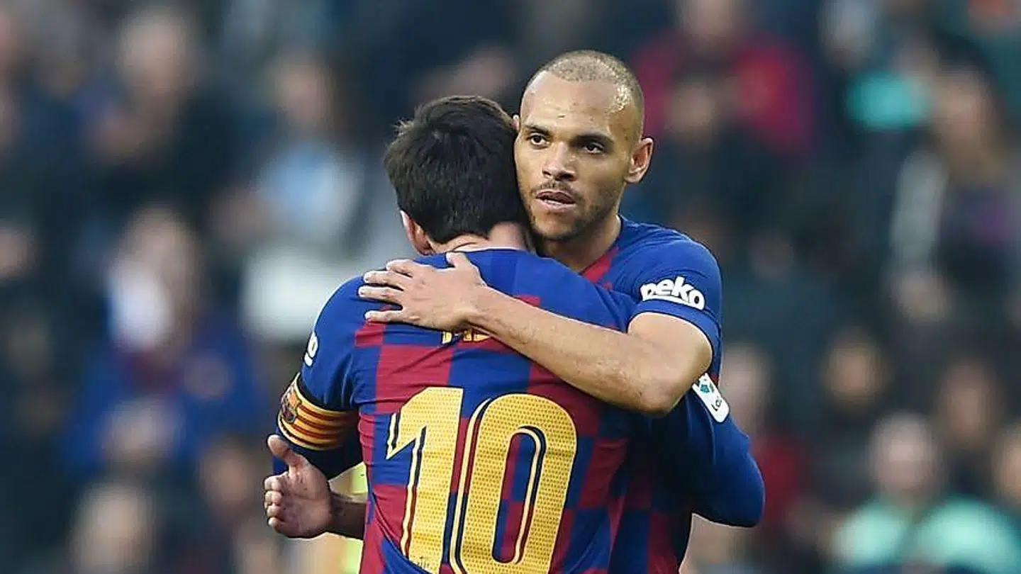 Martin Braithwaite fik en drømmedebut for Barcelona lørdag aften.