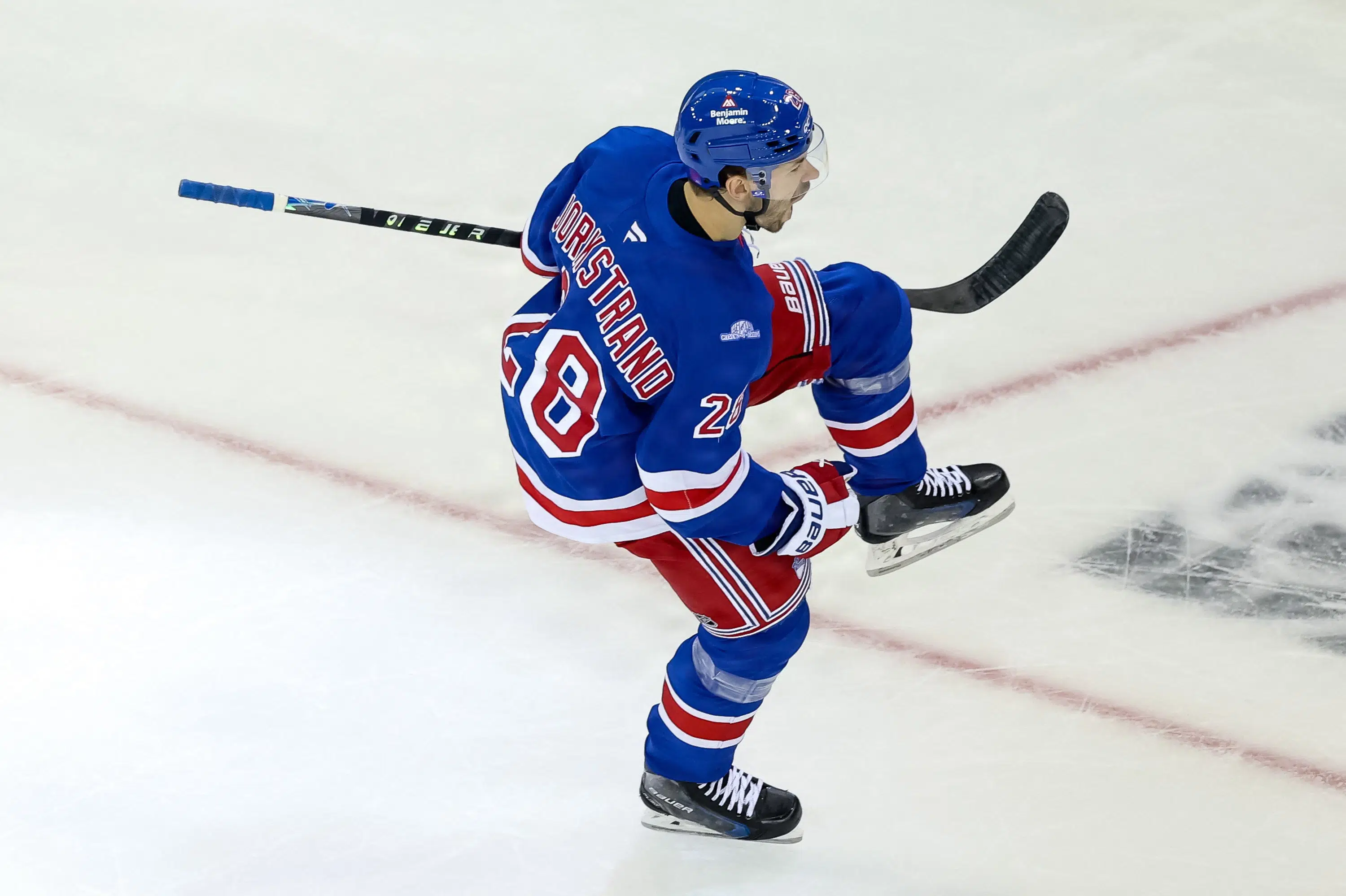 Bjorkstrand sender pucken i nettet to gange for Rangers