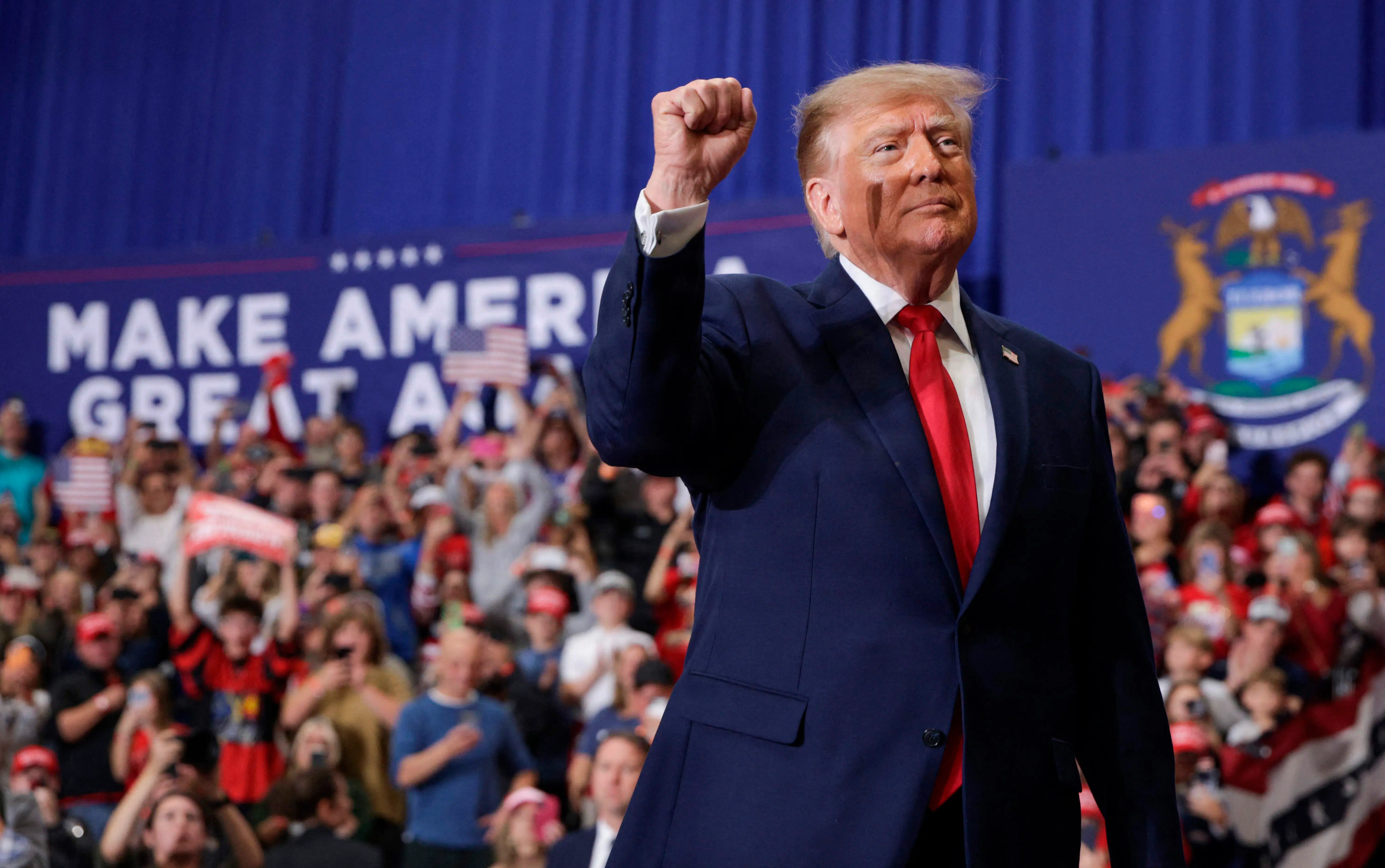 Høj vækst i USA – men det hjælper ikke Trump