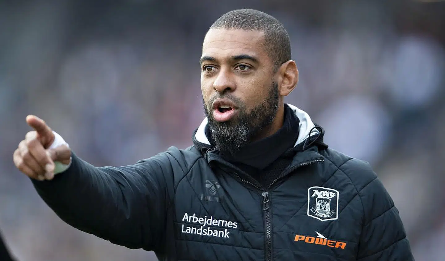 AGF's cheftræner, David Nielsen.