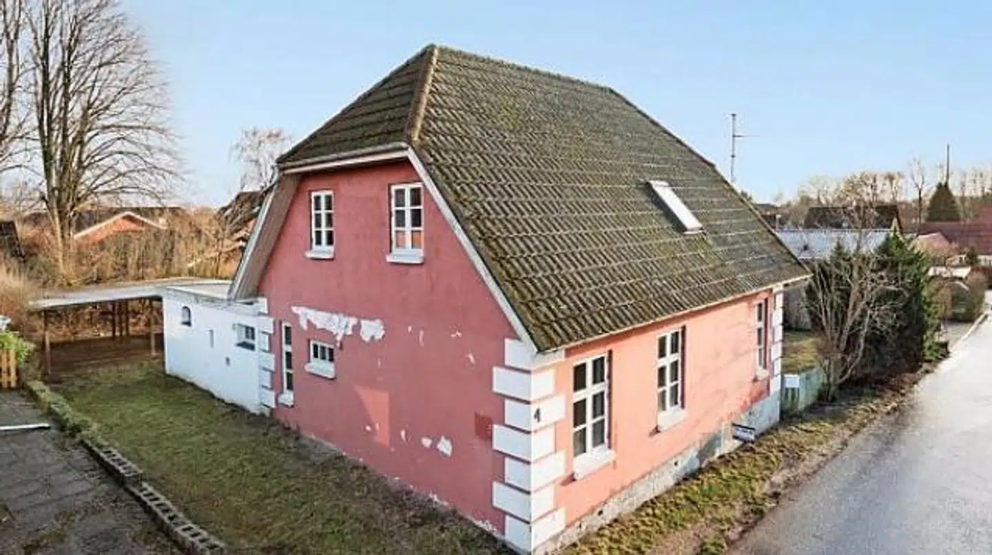 Her er villaen.